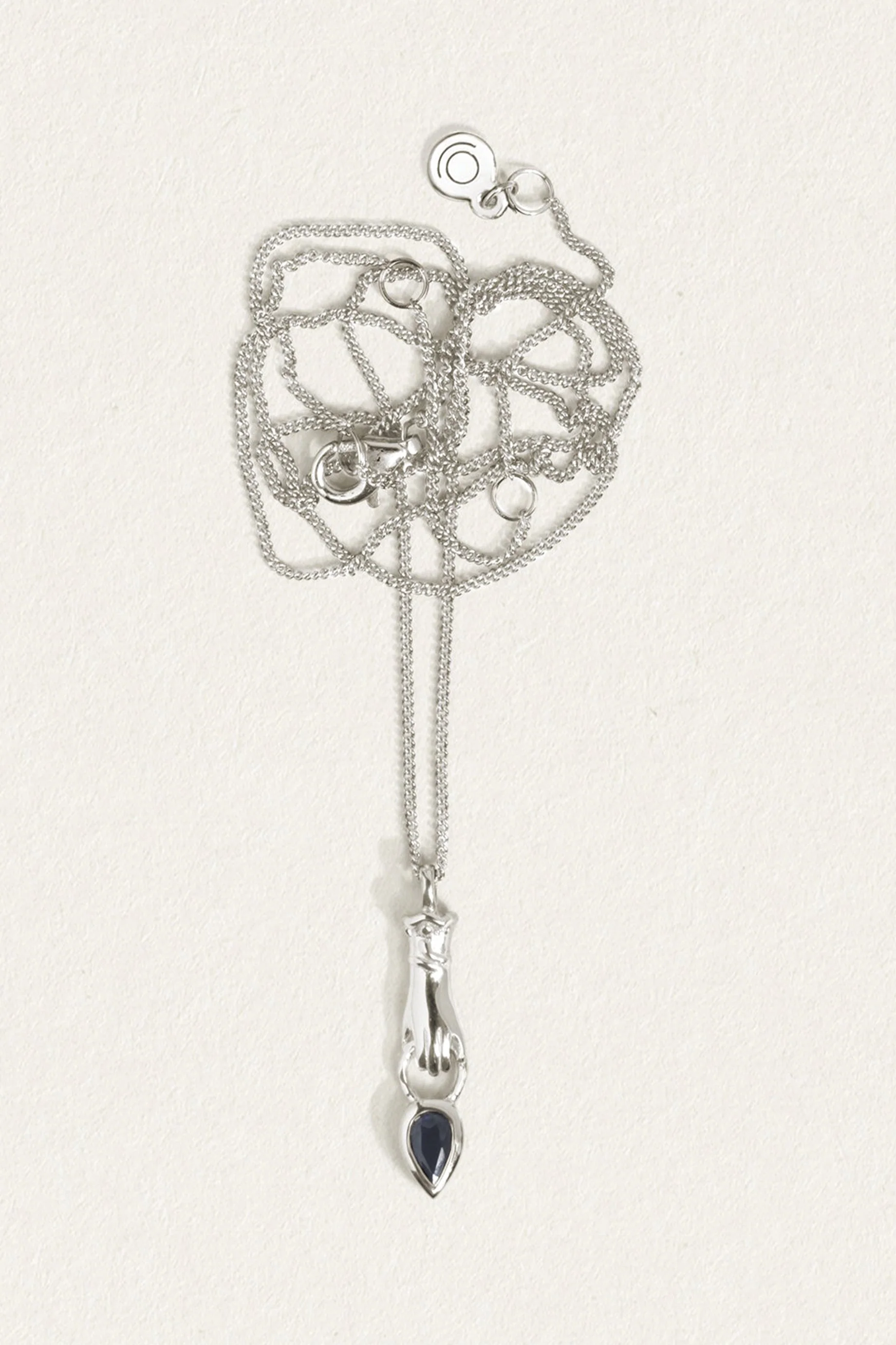 Temple Of The Sun Sophia Necklace - Silver - Image 4