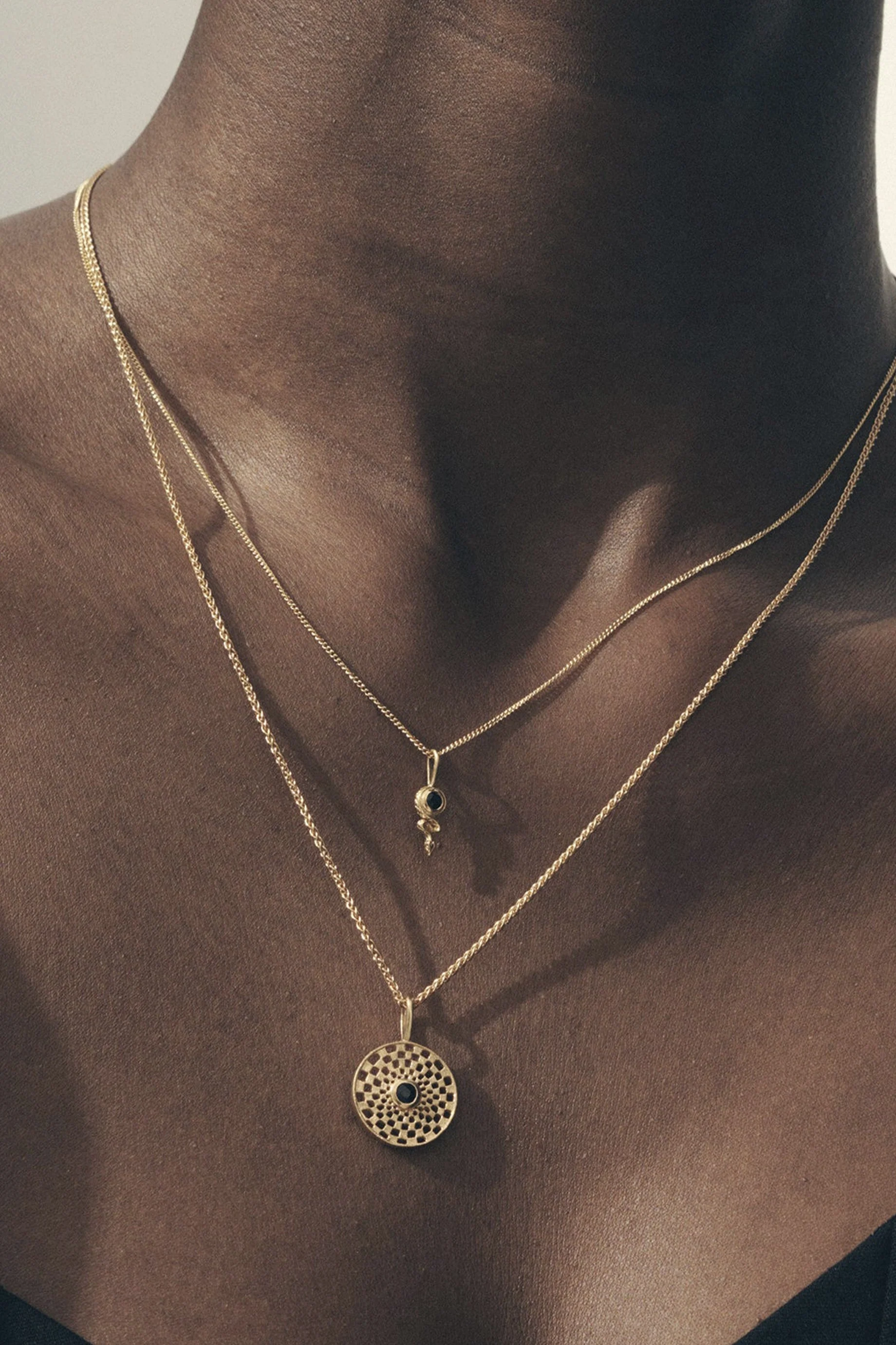 Temple Of The Sun Oracle Necklace - Gold - Image 2