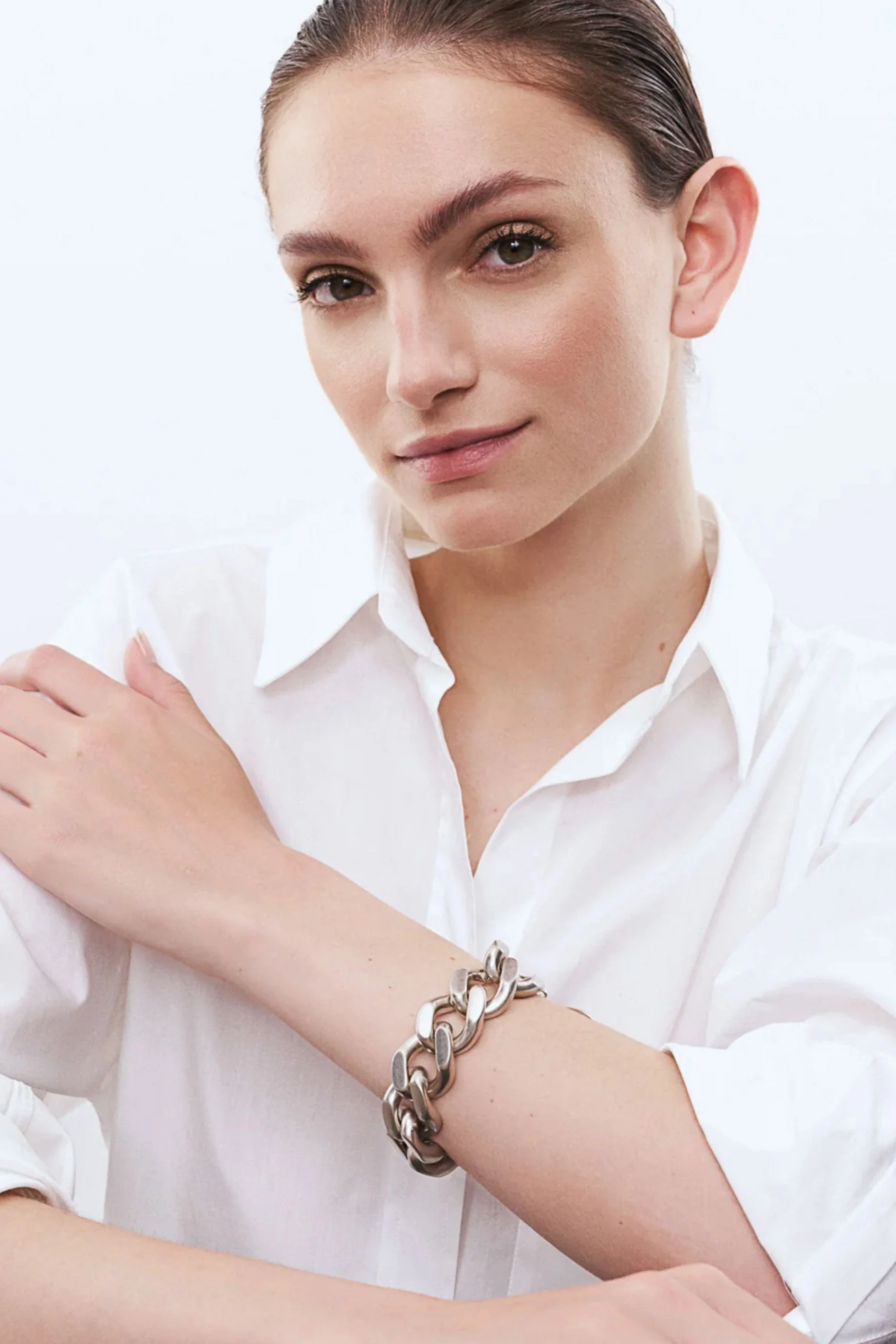 Vanessa Baroni CHAIN BRACELET - Silver - Image 2