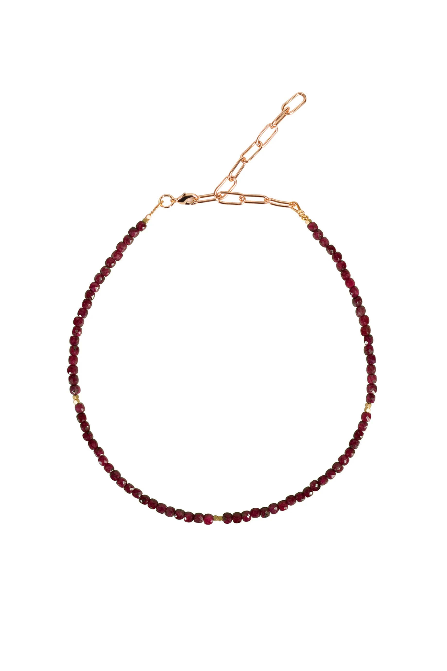 Alouette Design Square Necklace - Chocolate