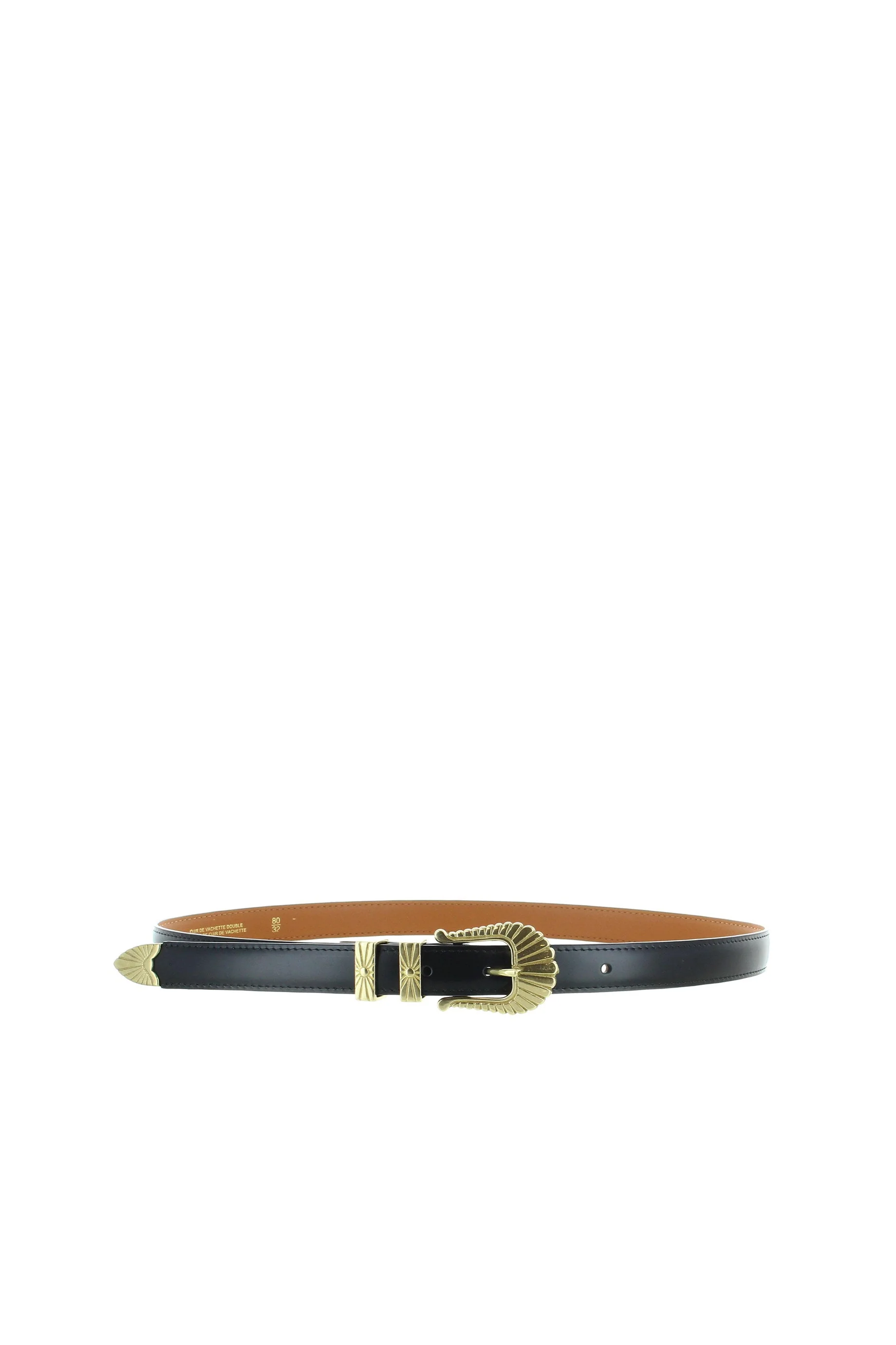 Maison Boinet Bordeaux Belt - Black