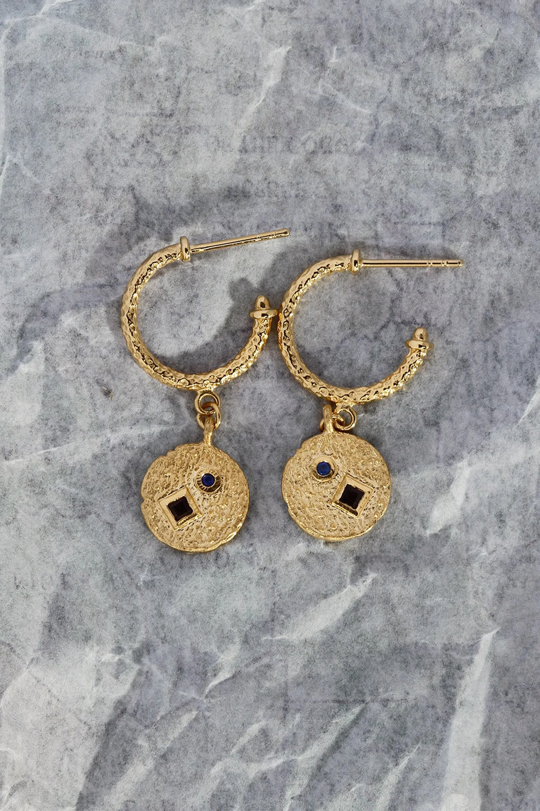 Temple Of The Sun Etna Earring - Gold - Image 2