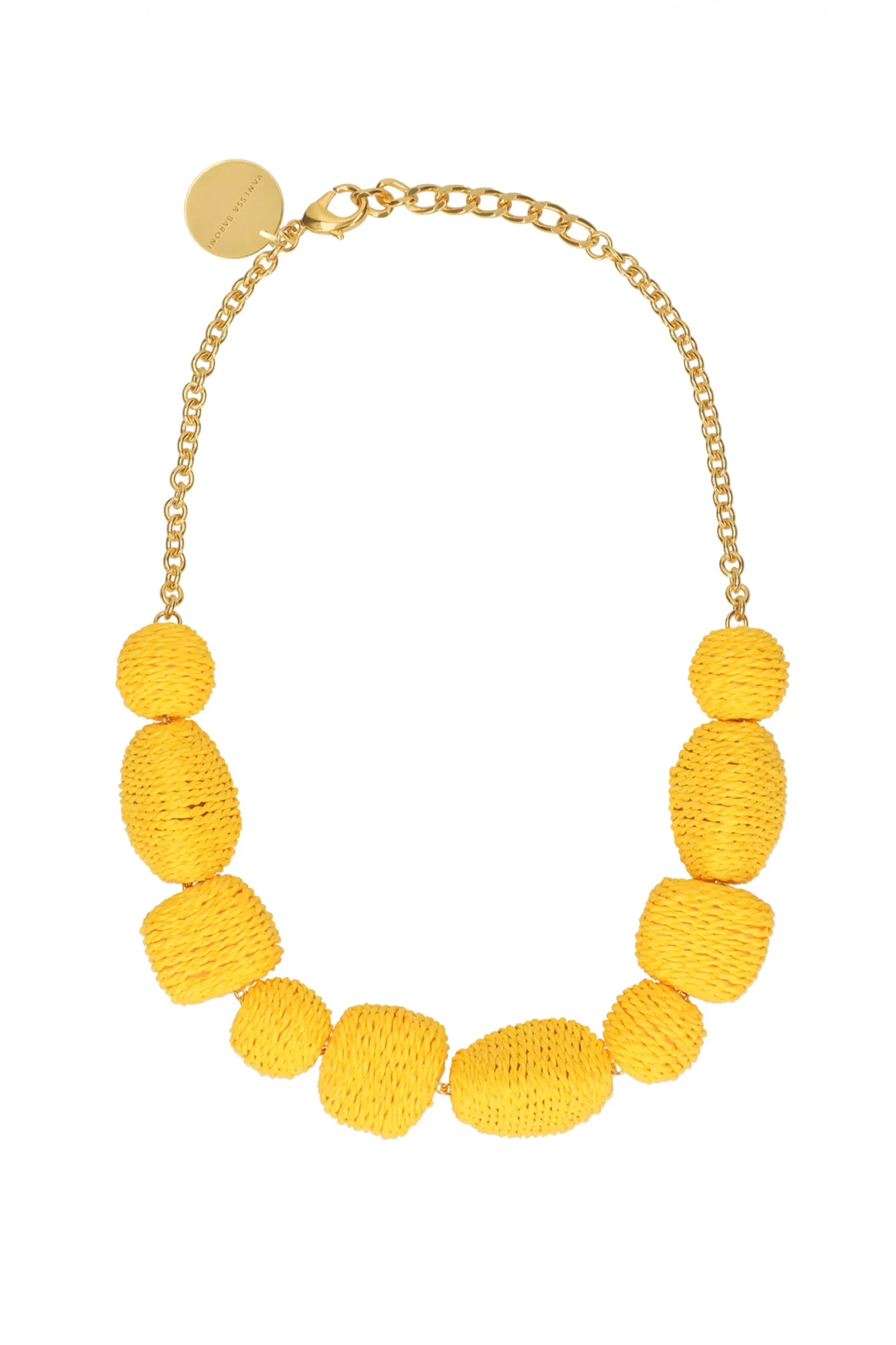 Vanessa Baroni Raffia Necklace