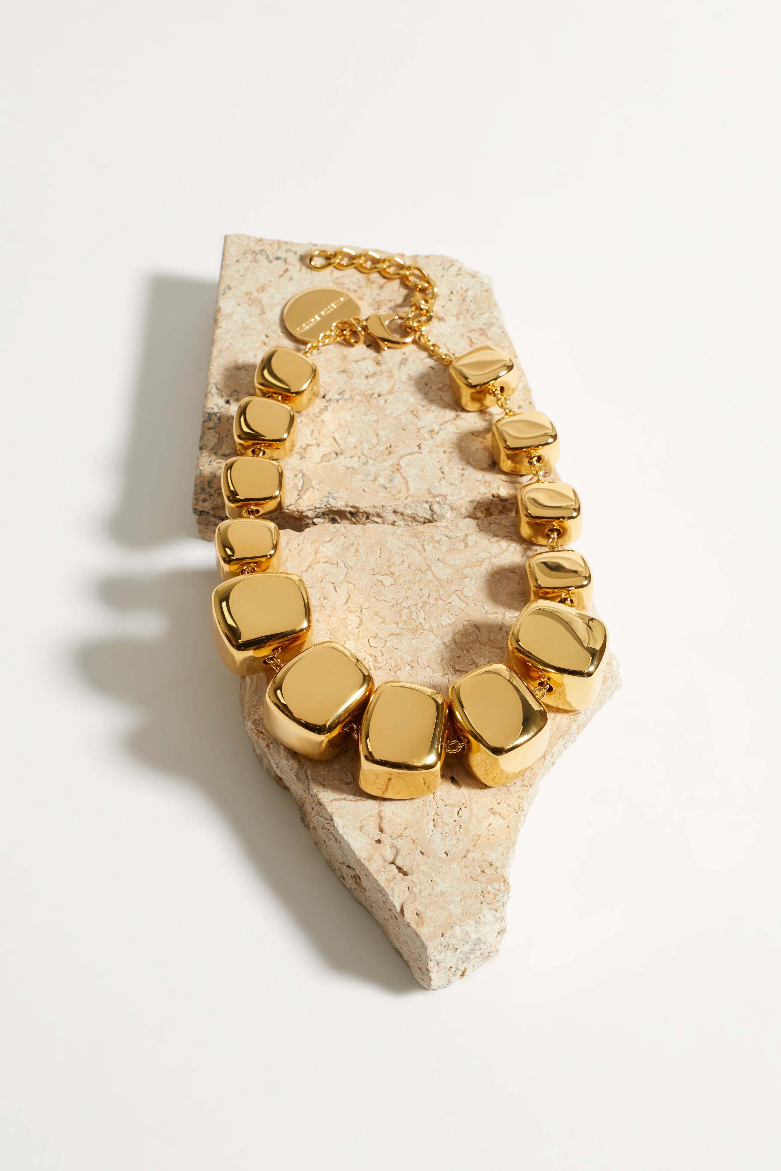 Vanessa Baroni Shaped Necklace - Gold - Image 3