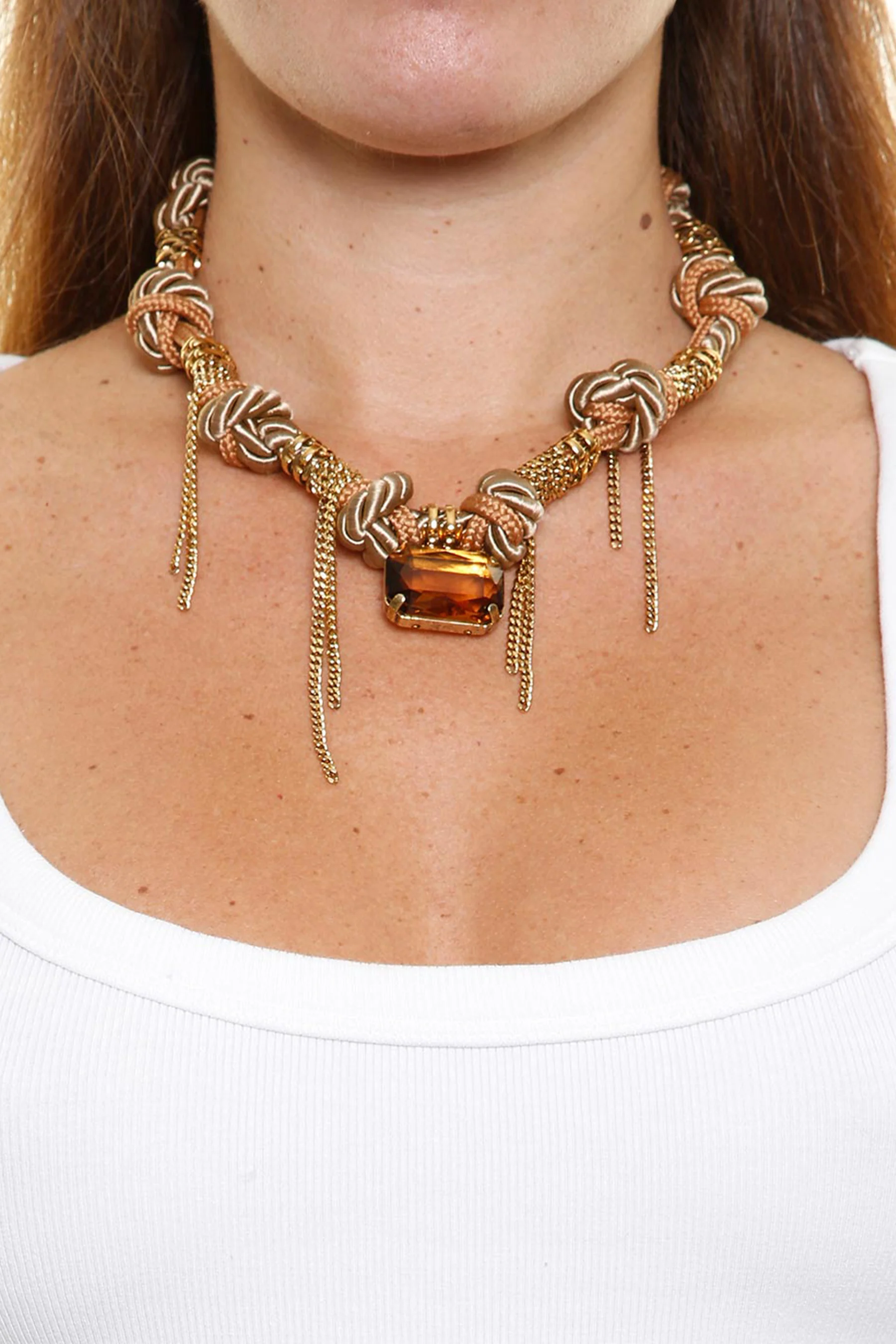 Rada Rope Necklace - Gold - Image 3