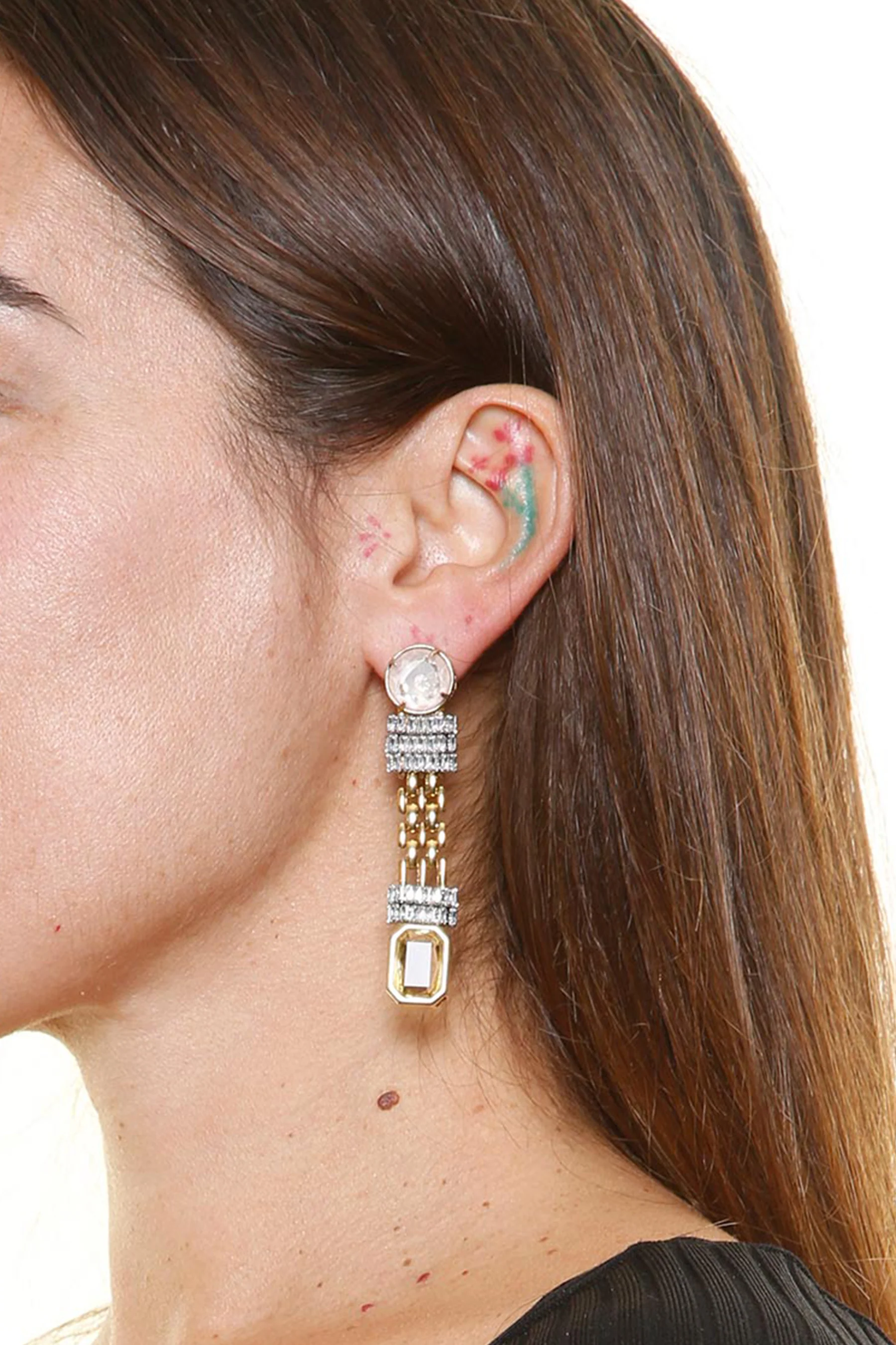 Rada Lattice Earring - Image 3