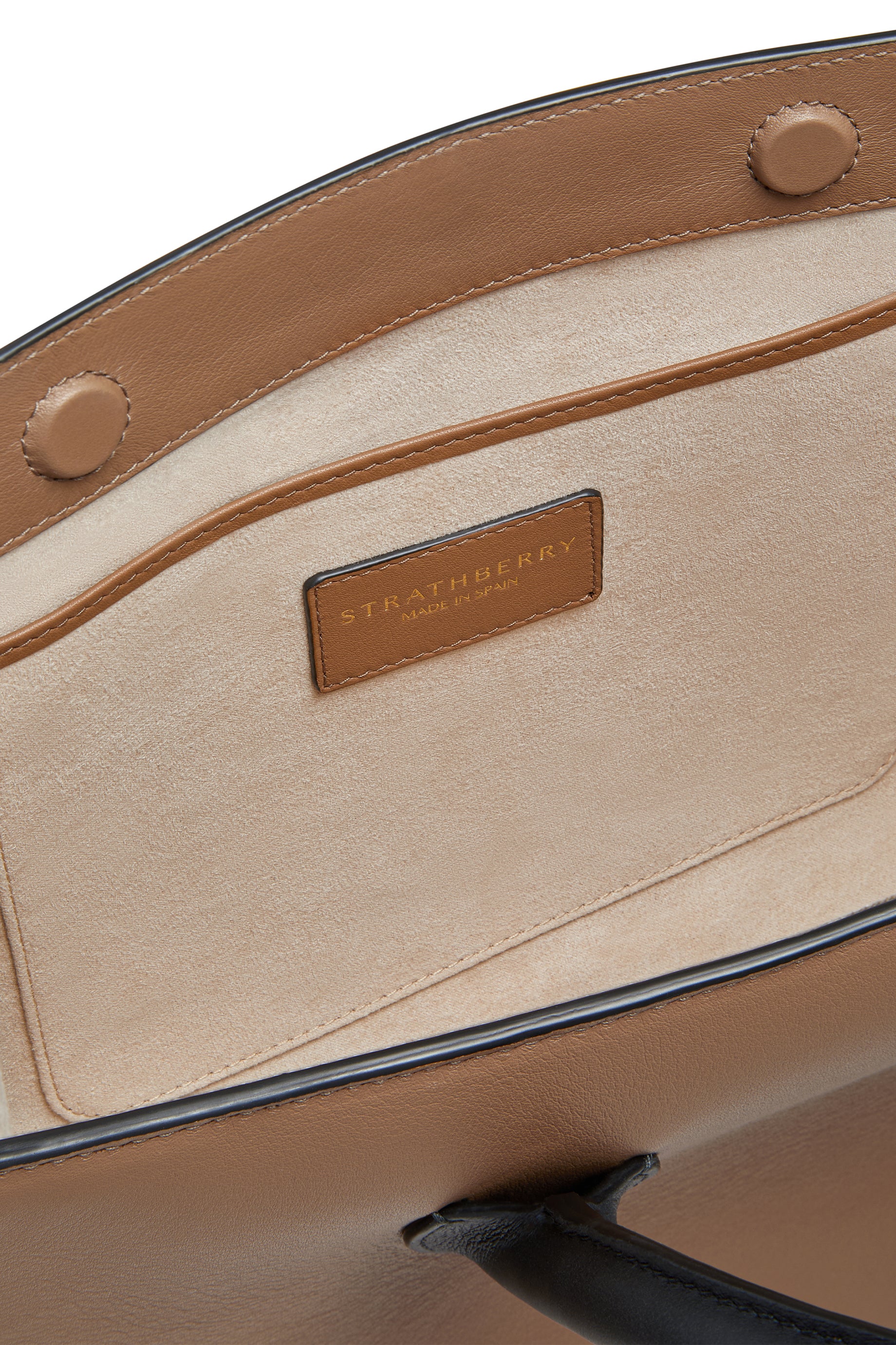 Strathberry Leather Tote - Clay - Image 6