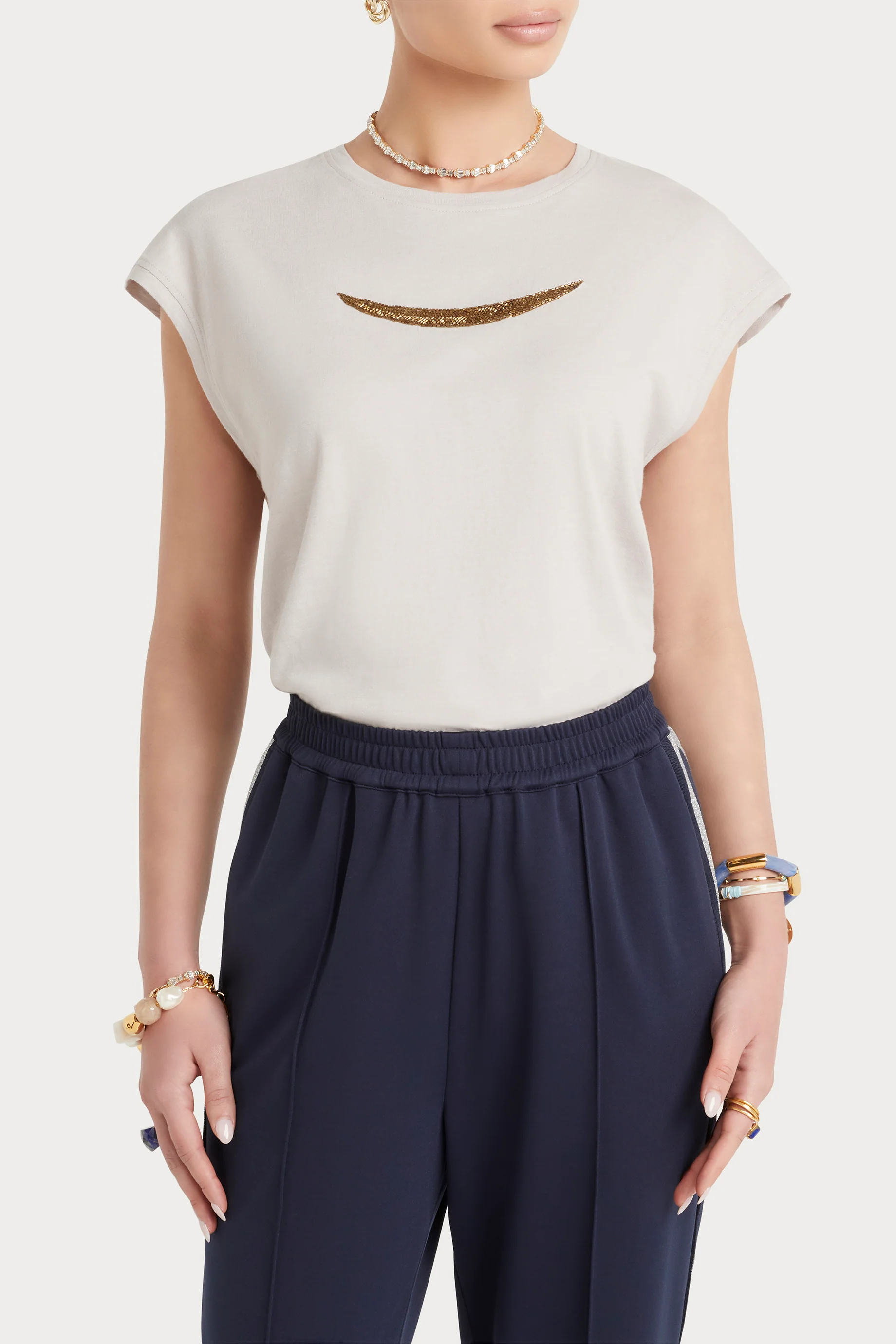 Husk Beaded Tee - Image 3