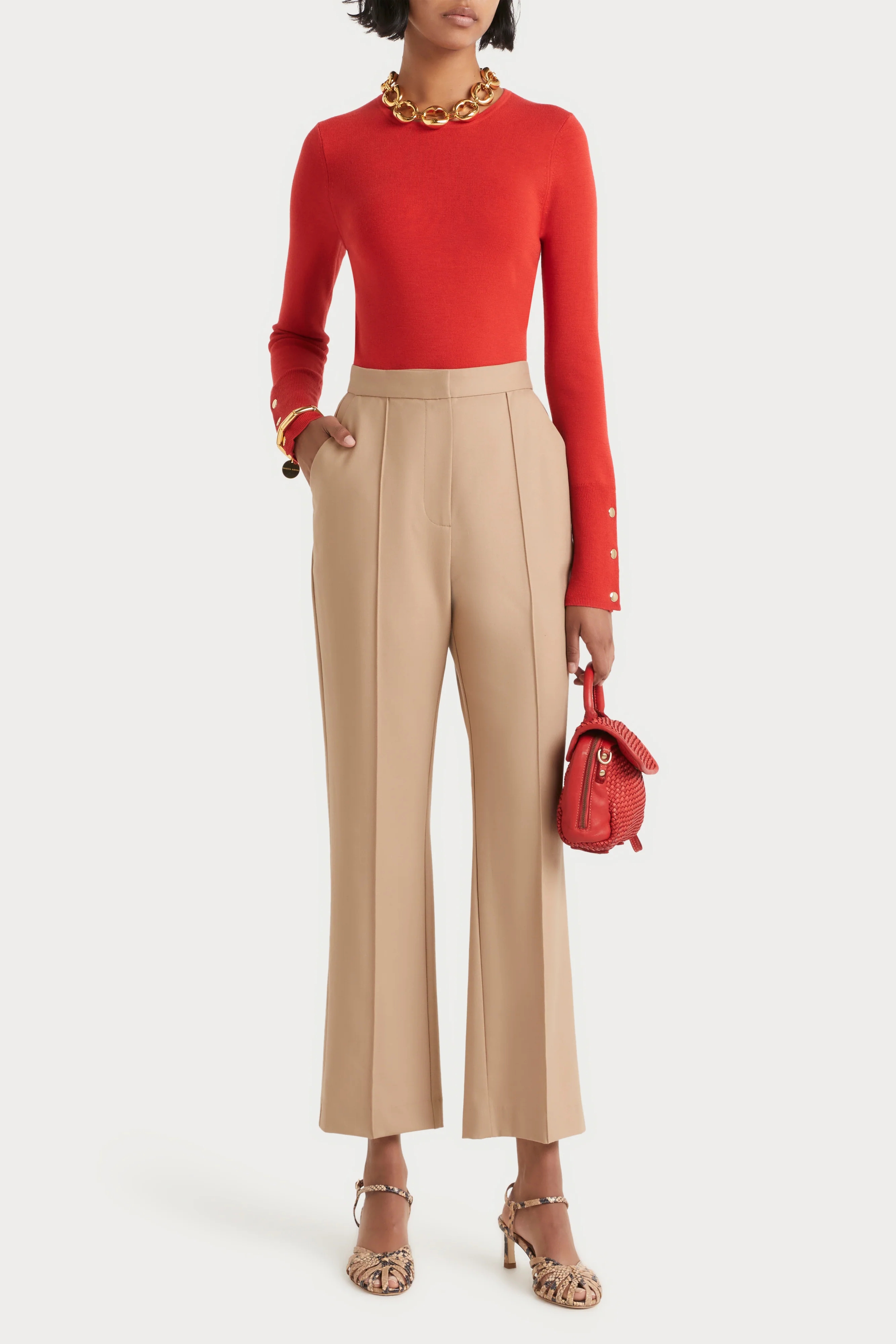 Husk Merino Snap Sweater