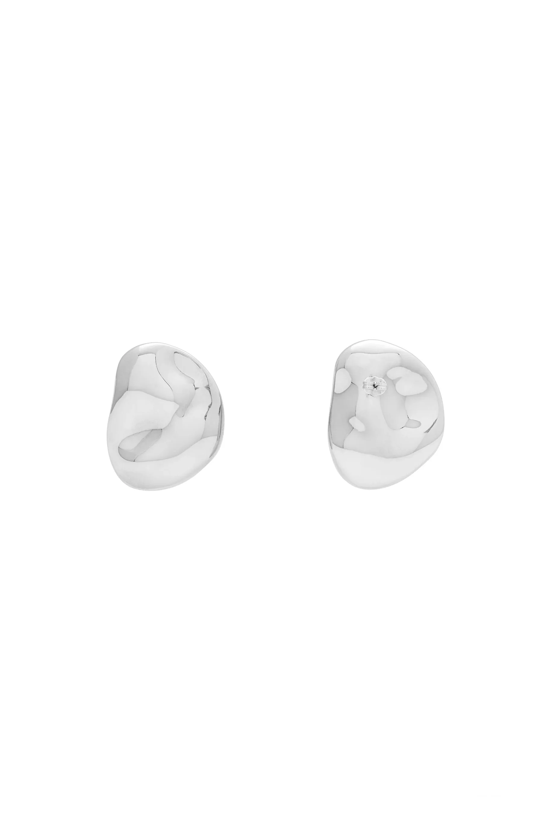 Vanessa Baroni Nugget Earrings - Silver