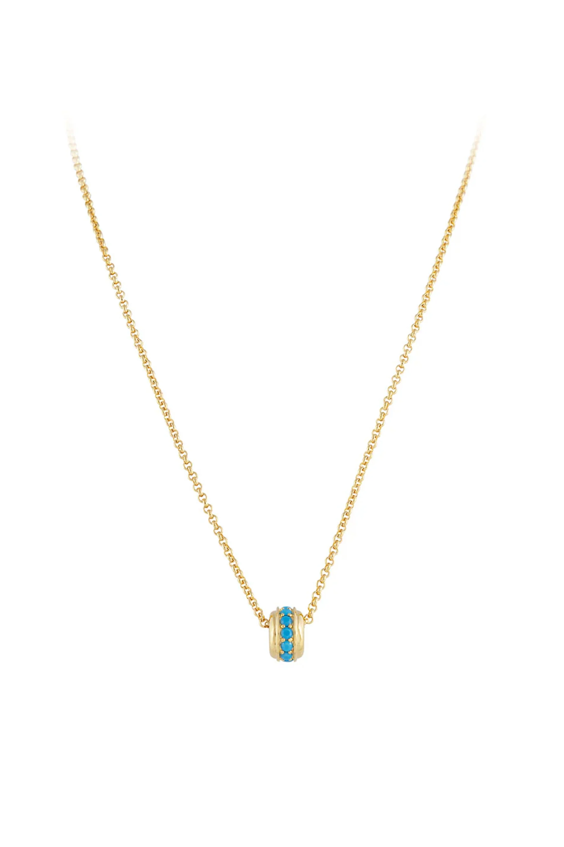 Fairley Orb Necklace - Blue