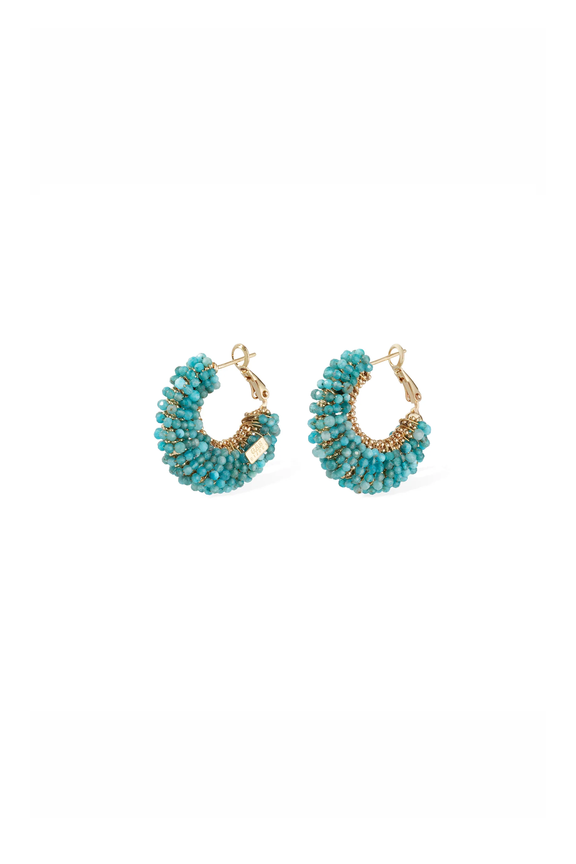 Gas Bijoux Izzia Hoops - Blue