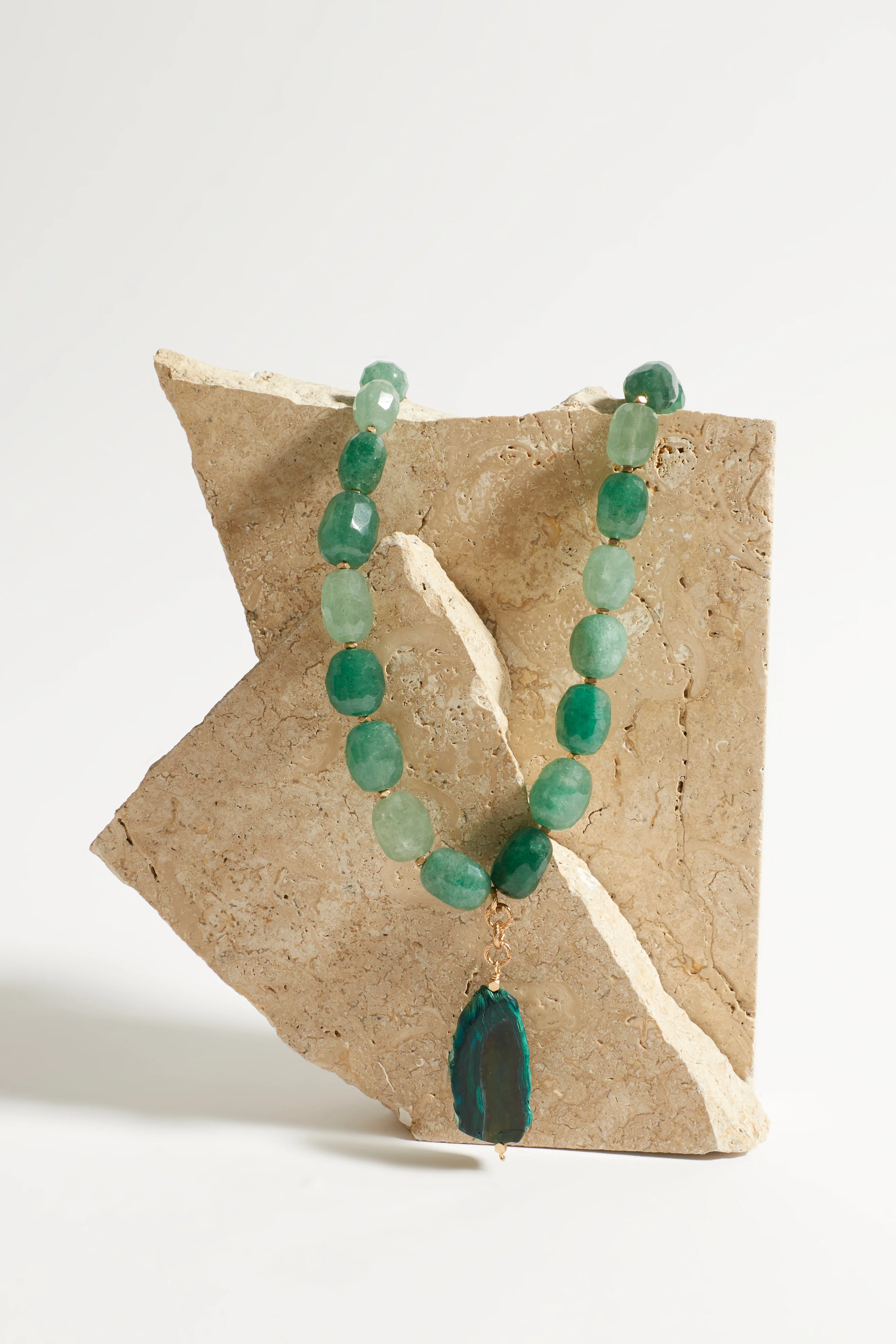 Alouette Design Penny Necklace - Emerald - Image 2