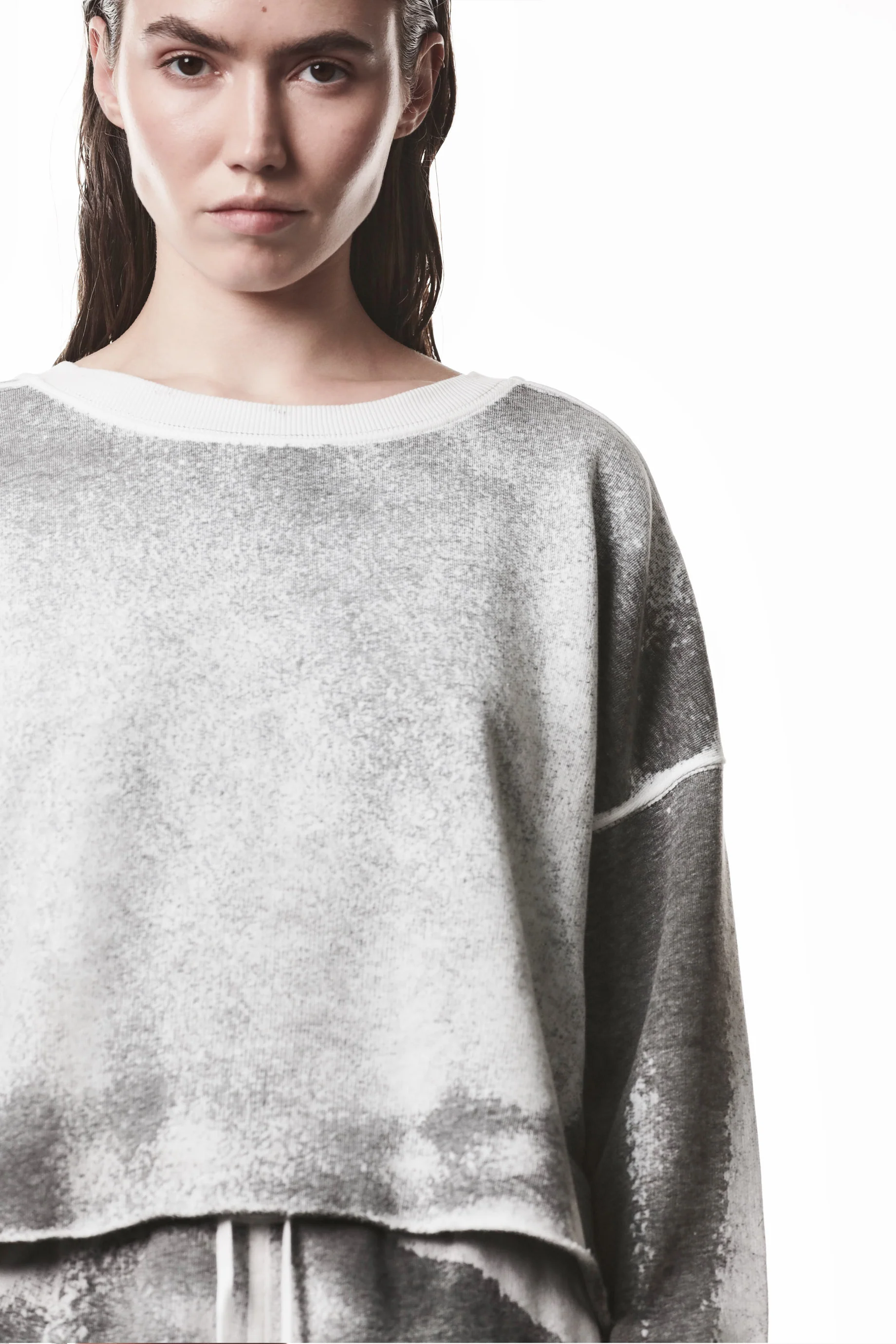 Thom Krom Spray Sweatshirt - Grey - Image 5