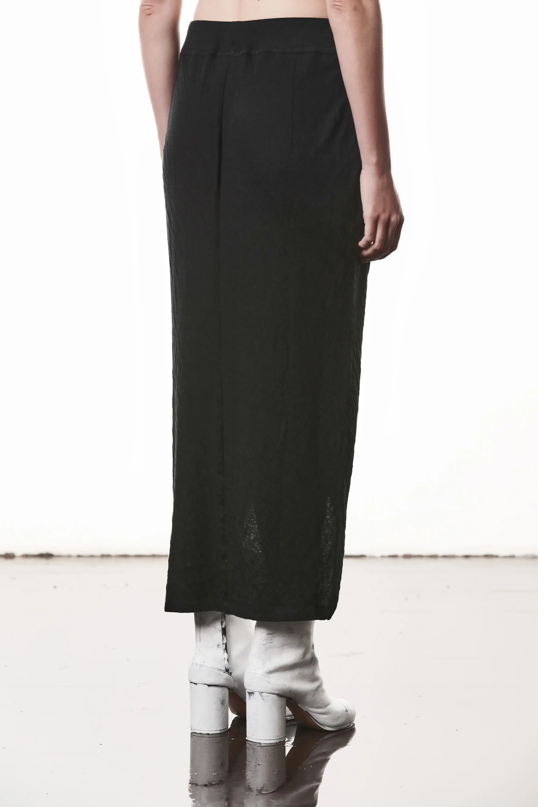 Thom Krom Crushed Skirt - Black - Image 5