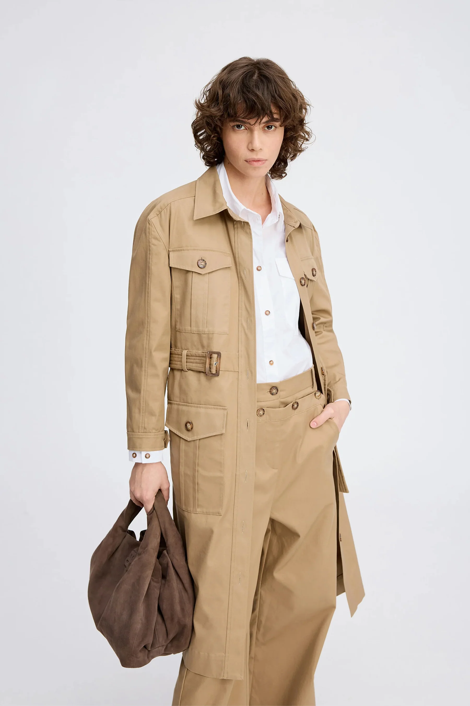 Munthe Renard Pants - Camel - Image 4