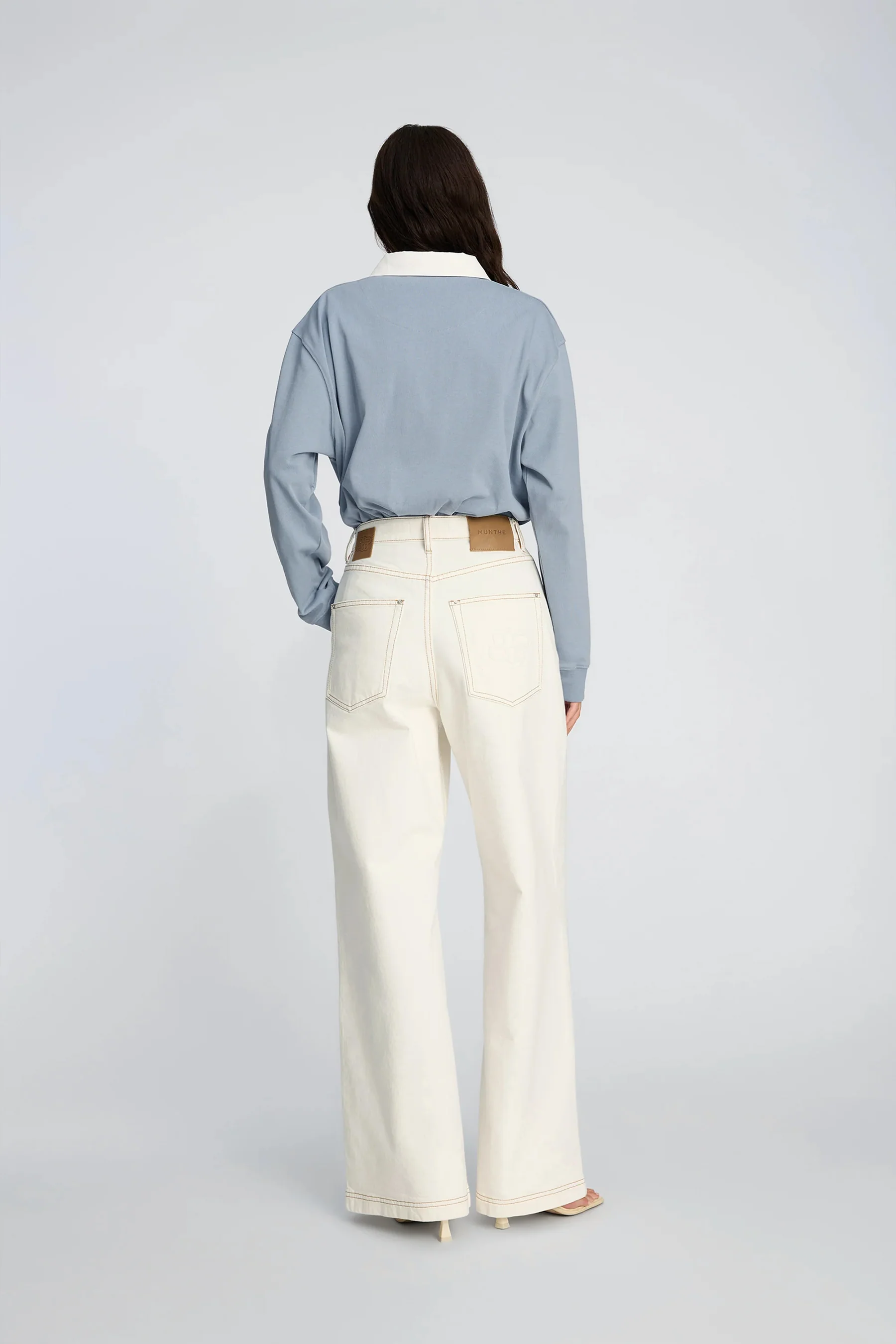 Munthe Becube Jeans - Ivory - Image 6