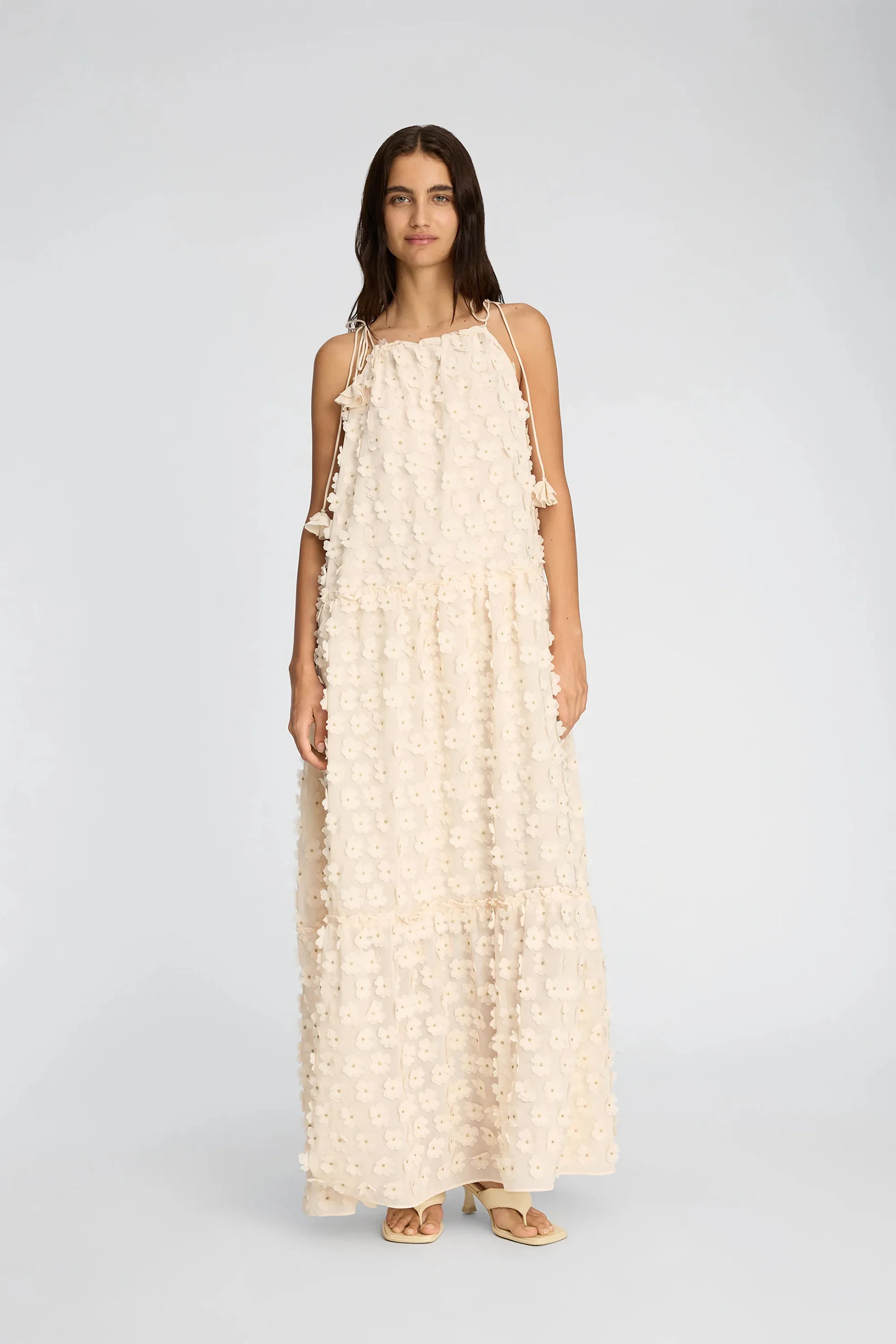 Munthe Bohdana Dress - Cream - Image 2
