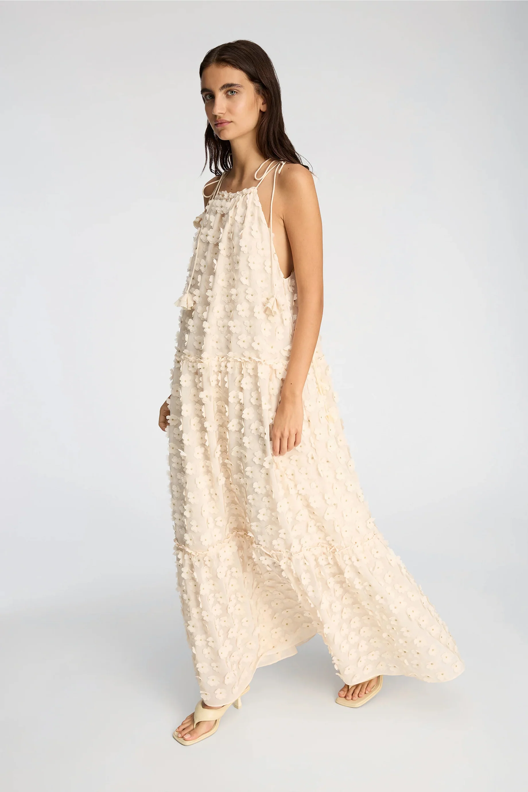 Munthe Bohdana Dress - Cream - Image 4