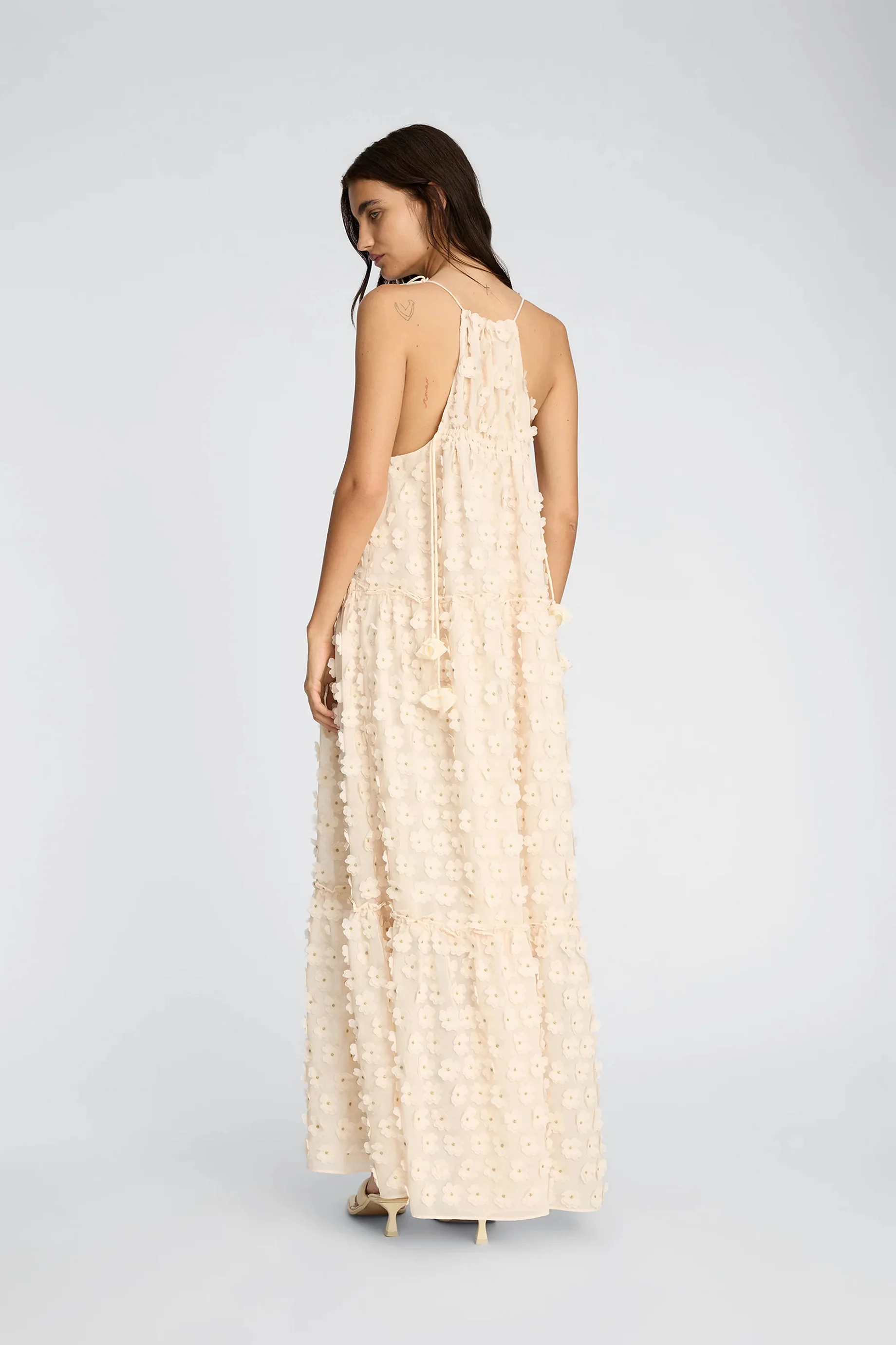 Munthe Bohdana Dress - Cream - Image 5