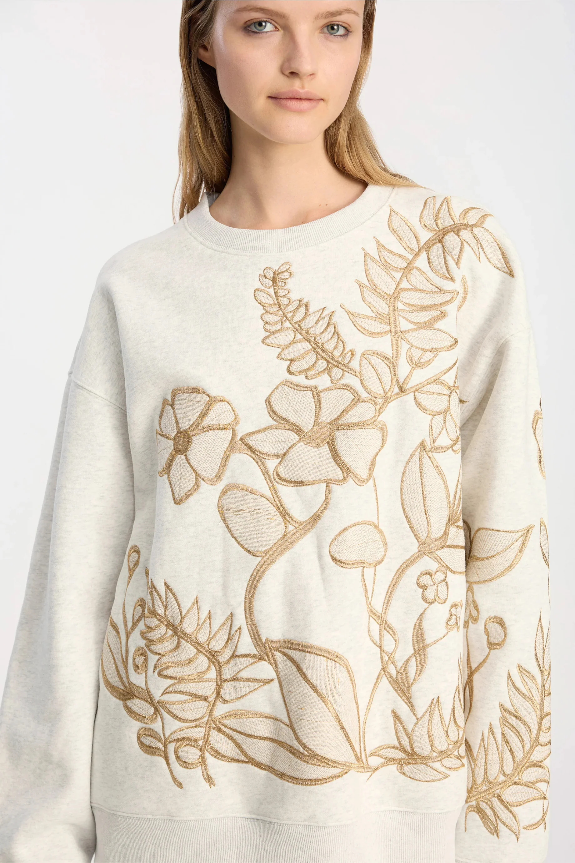 Munthe Braeden Jumper - Light Grey - Image 4