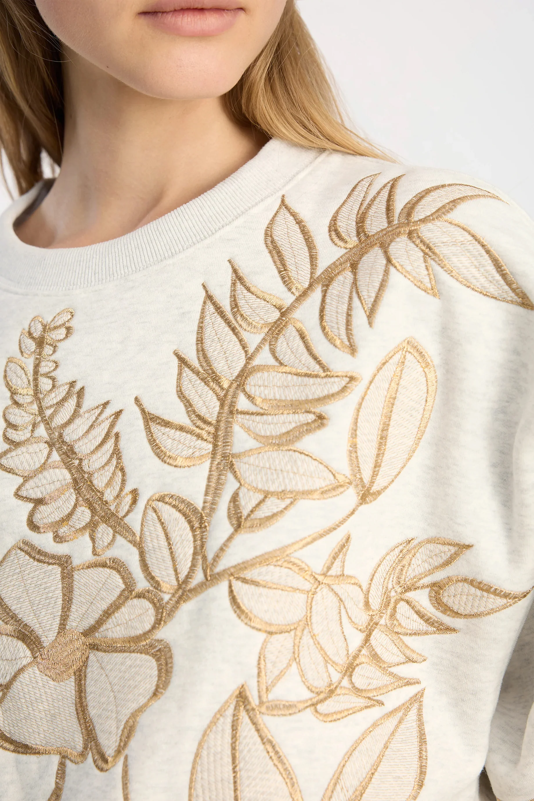 Munthe Braeden Jumper - Light Grey - Image 5