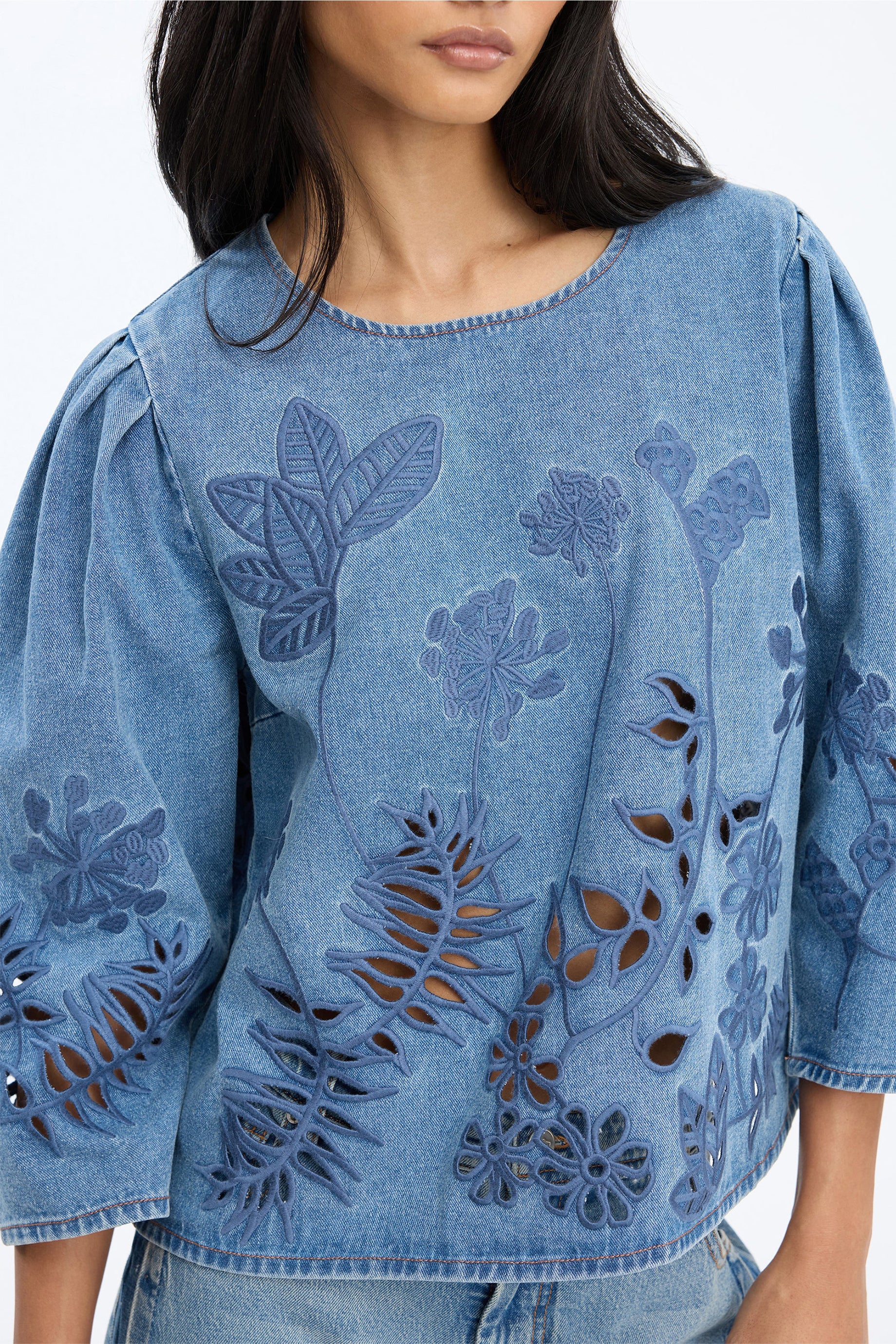 Munthe Bramble Top - Blue - Image 3