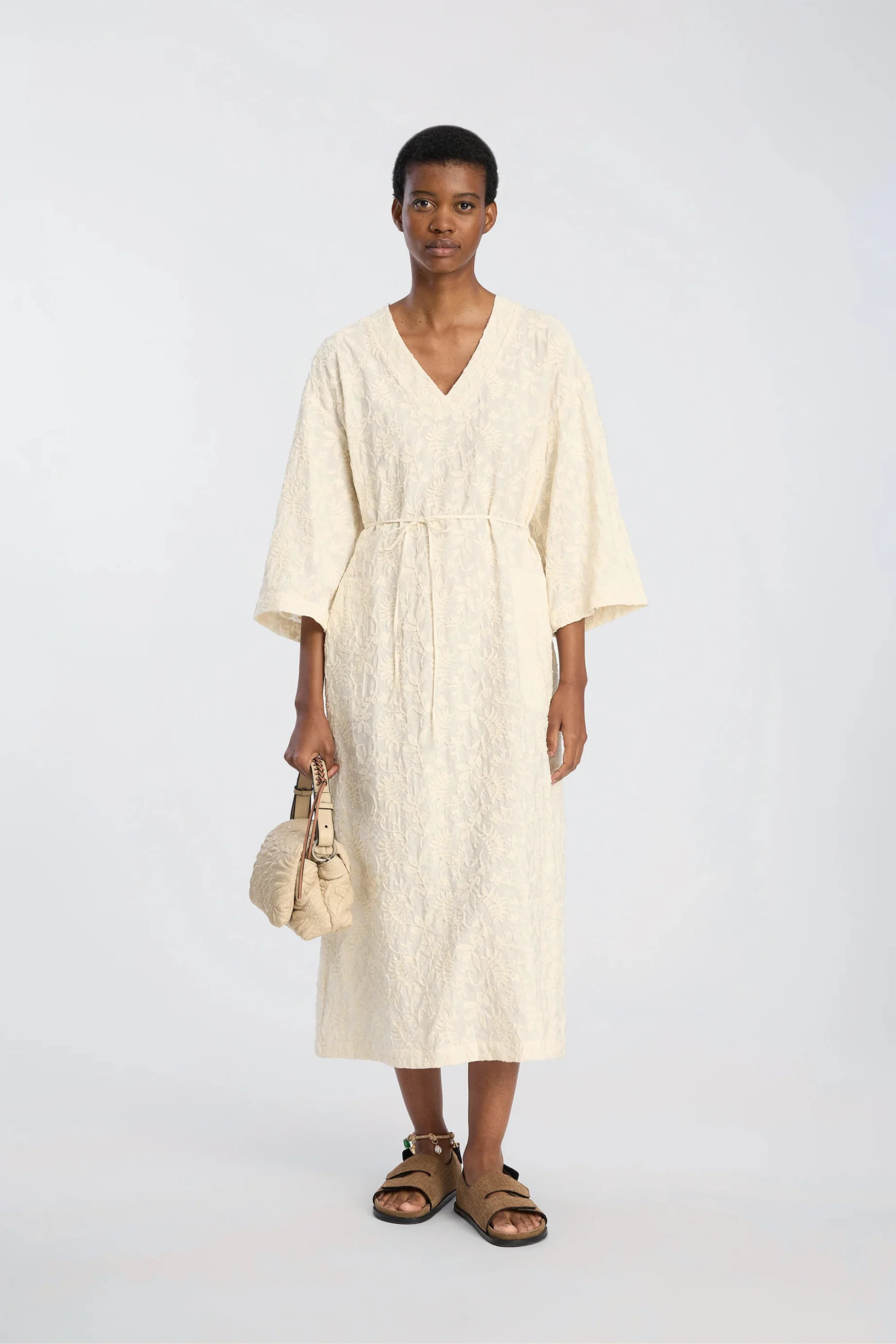 Munthe Byrus Dress - Cream - Image 2
