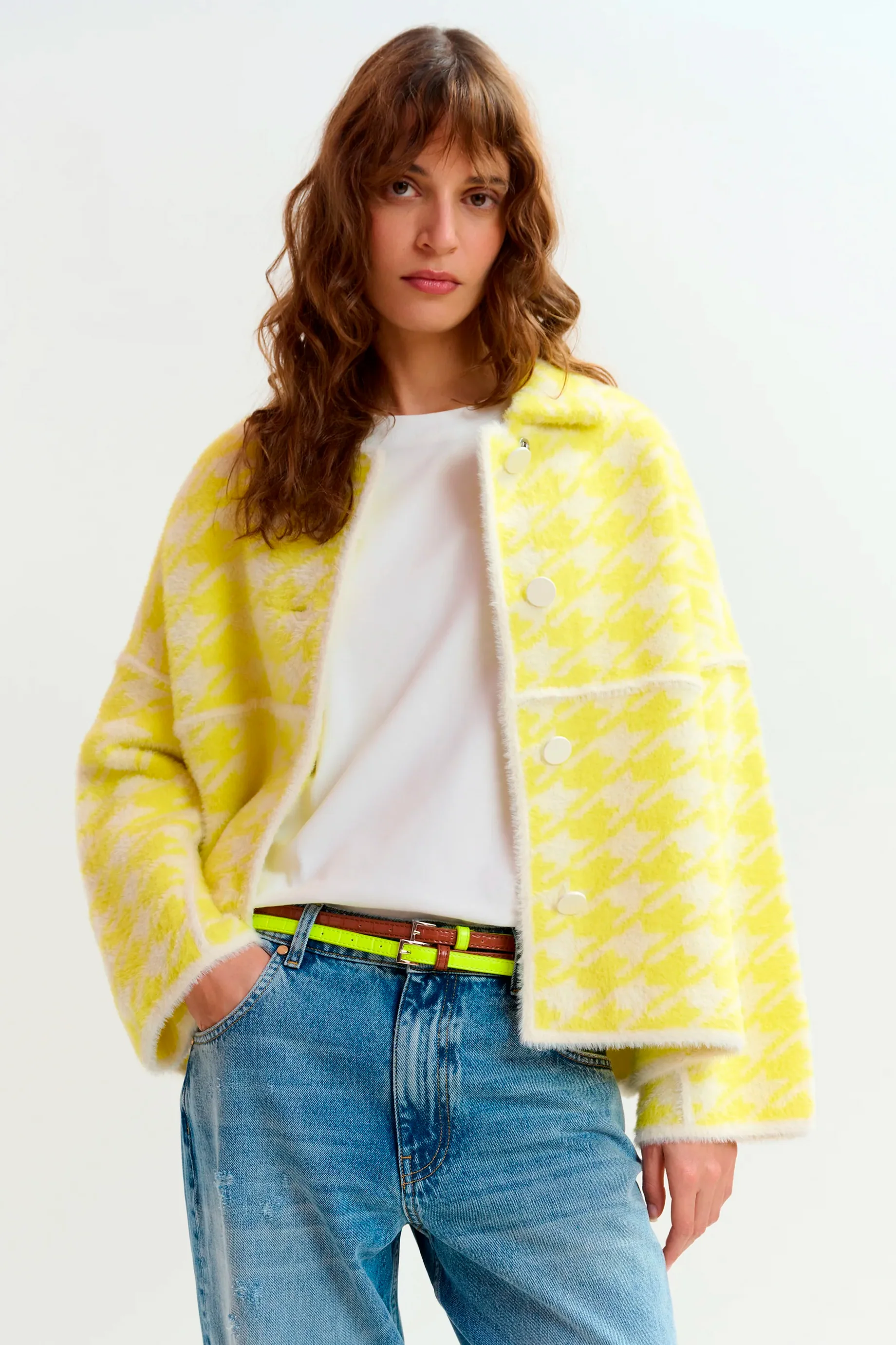 Essentiel Antwerp Joking Jacket - Lemon - Image 2