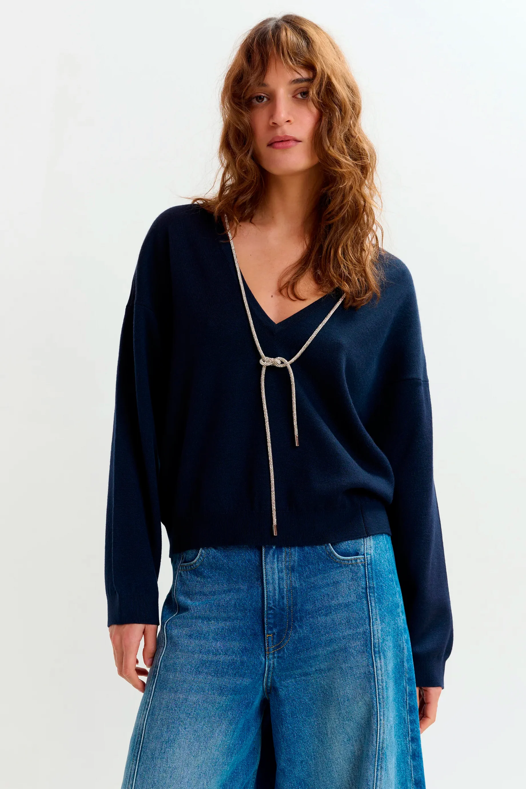 Essentiel Antwerp Jemini Pullover - Navy - Image 3