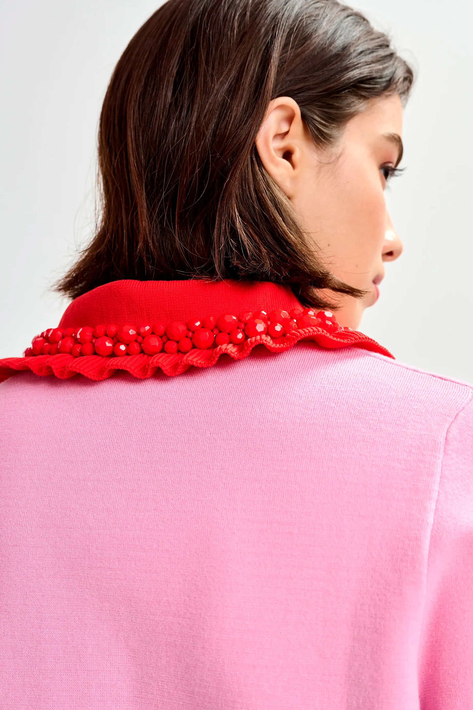 Essentiel Antwerp Jewelry Polo - Pink - Image 4