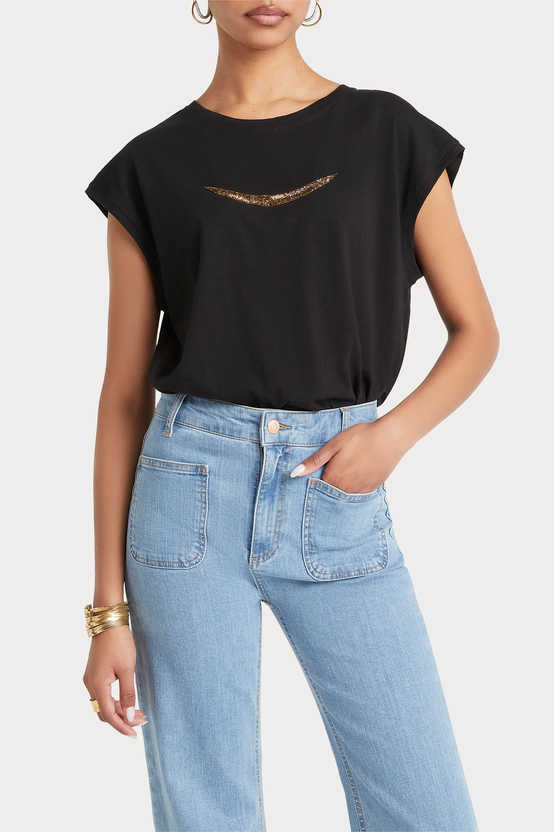 Husk Beaded Tee - Image 3