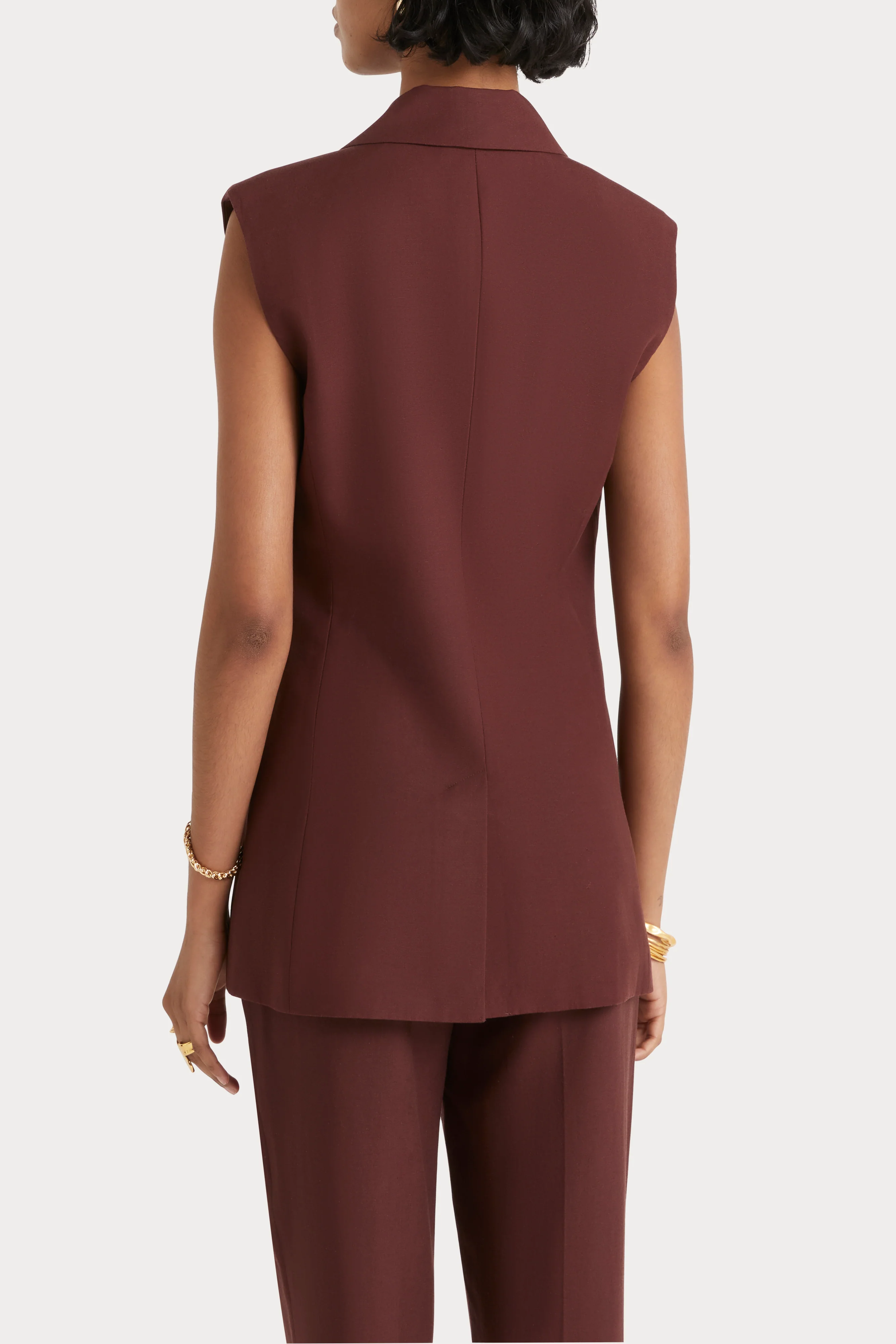 Husk Talia Gilet - Chestnut - Image 6