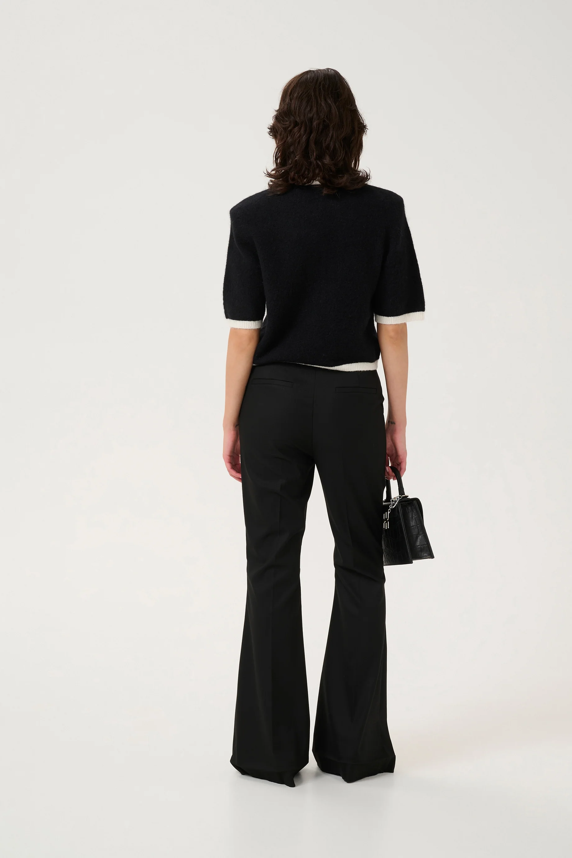 Gestuz Contrast Cardi - Black - Image 4