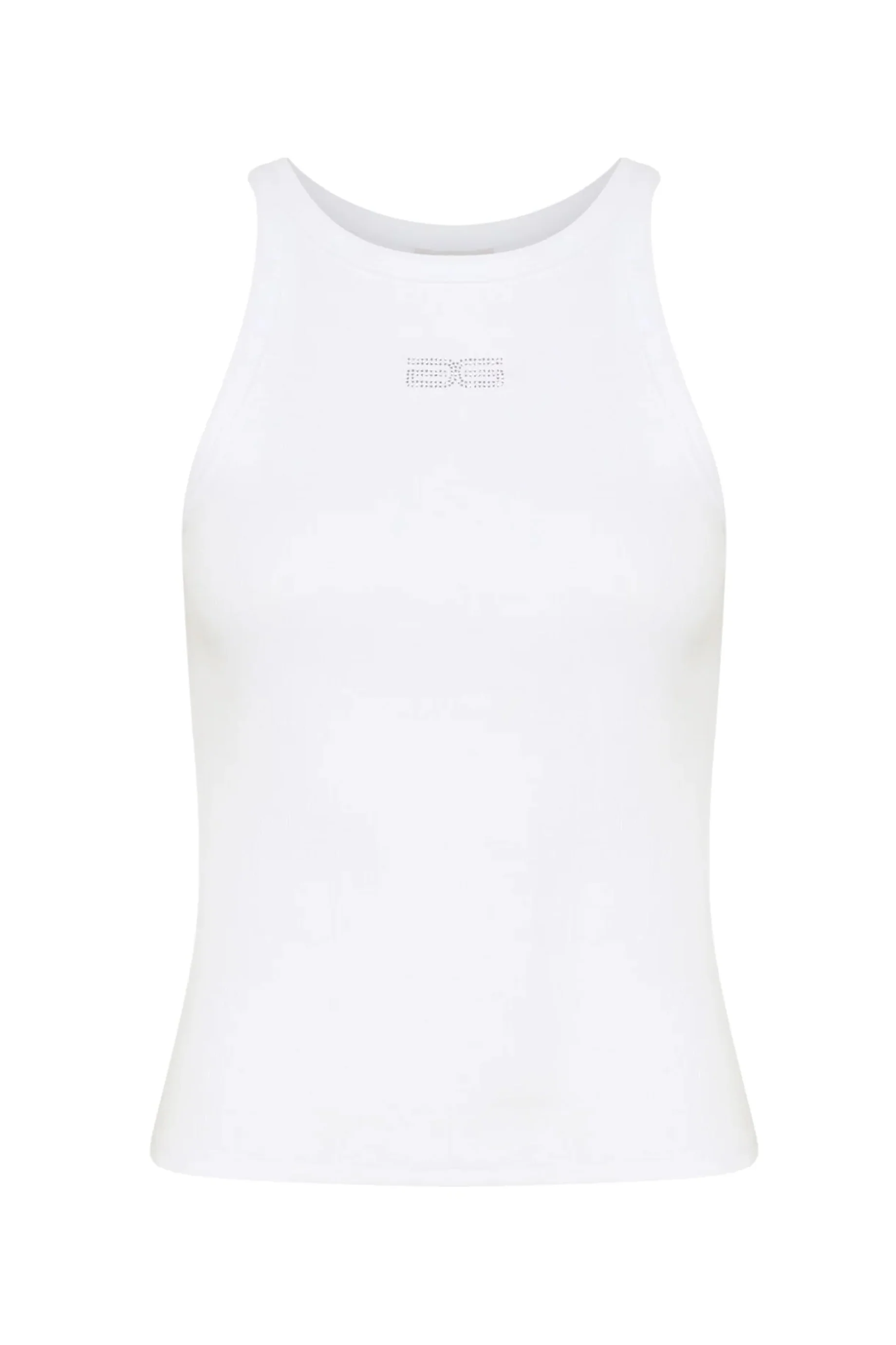 Gestuz Rhinestone Tank - White