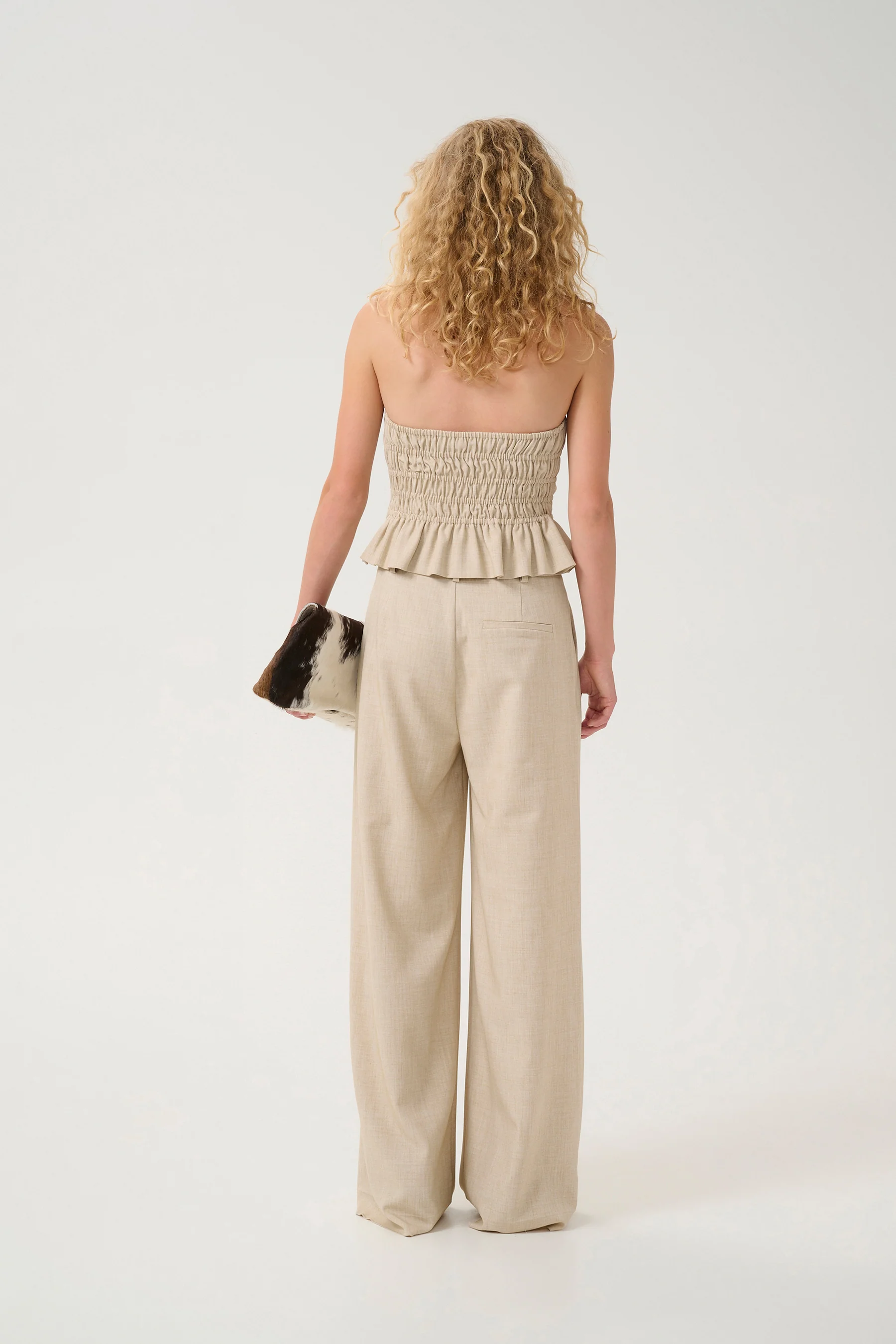Gestuz Decy Pant - Off White - Image 3