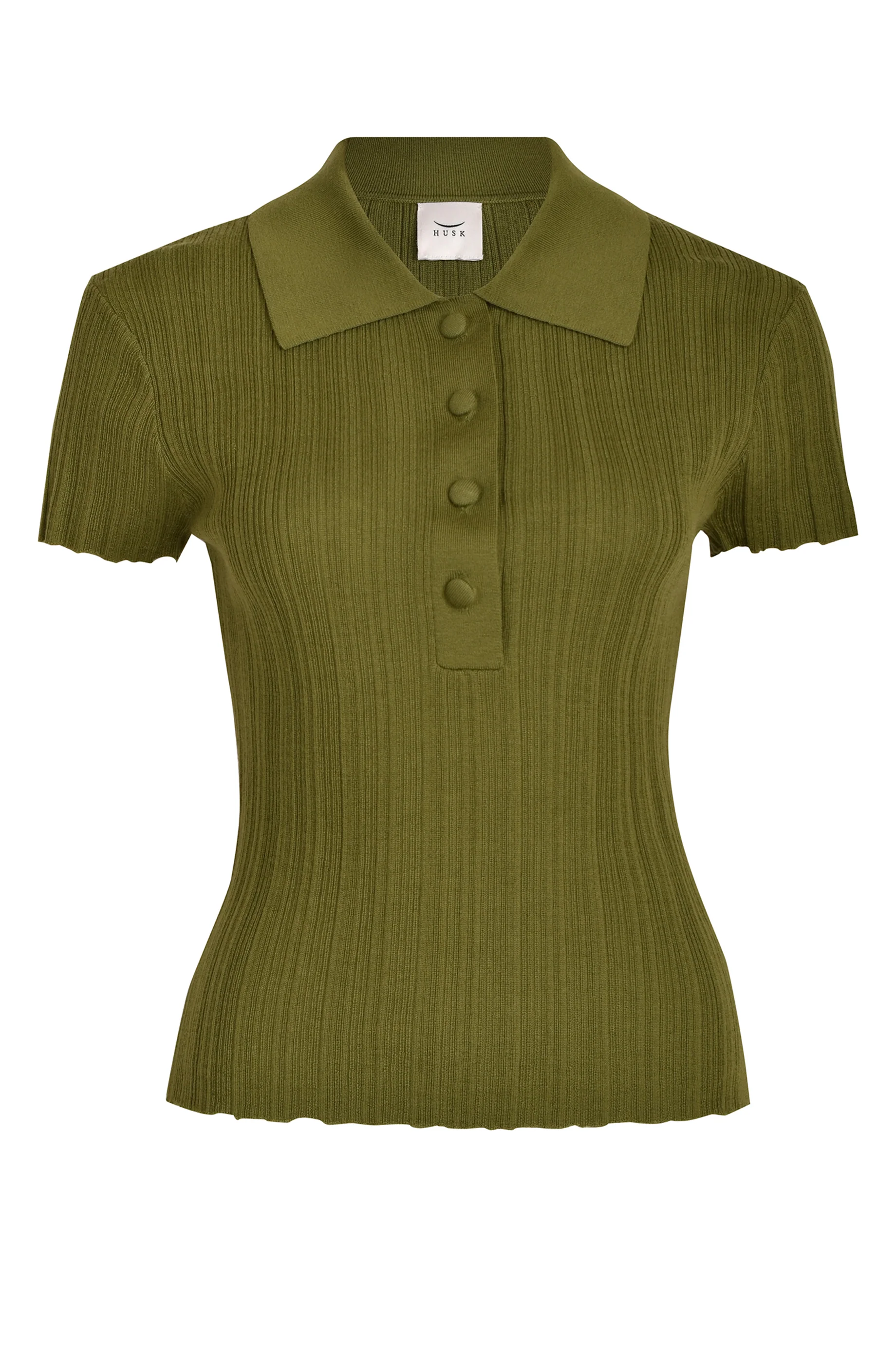 Husk Variegated Polo Knit