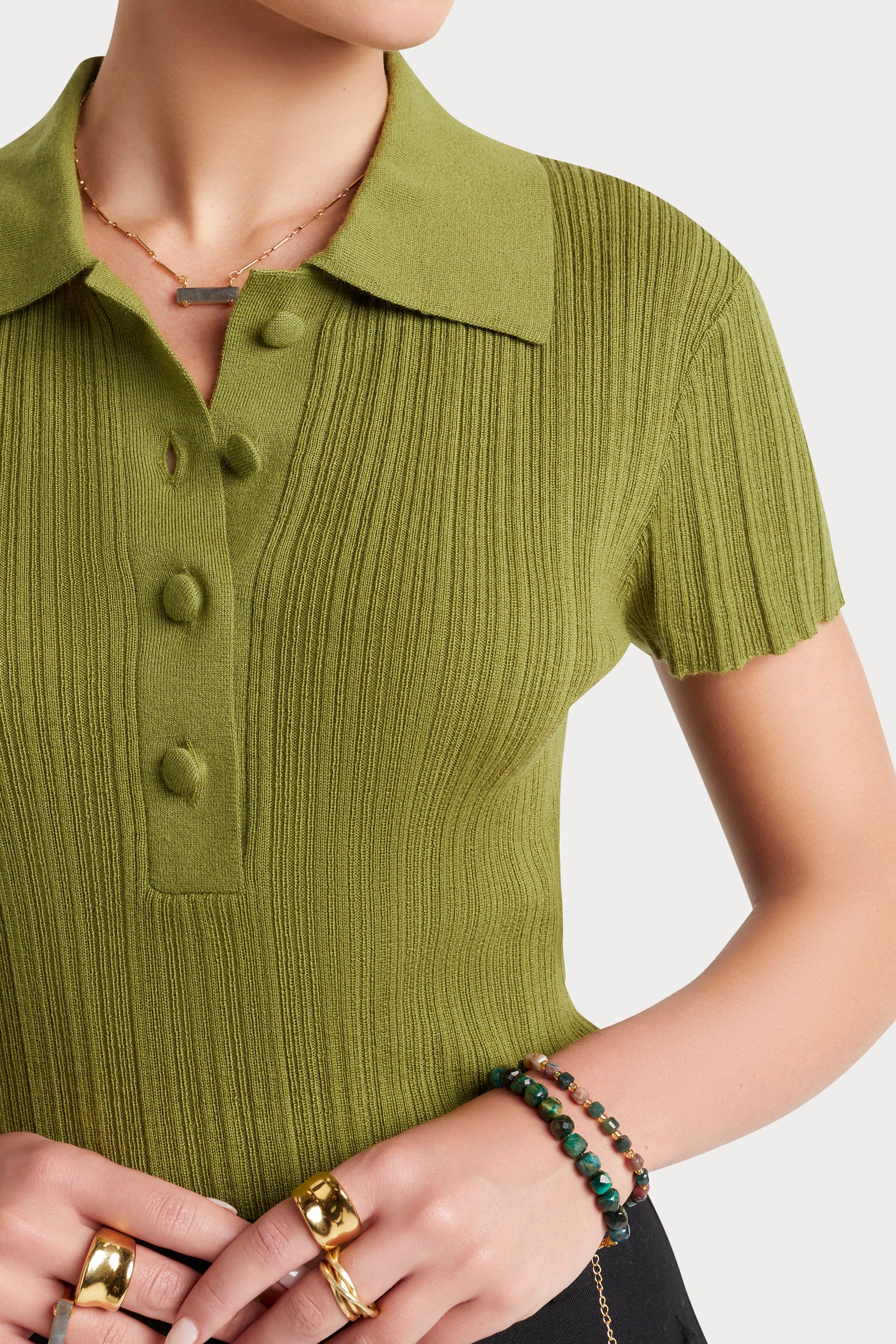 Husk Variegated Polo Knit - Image 4