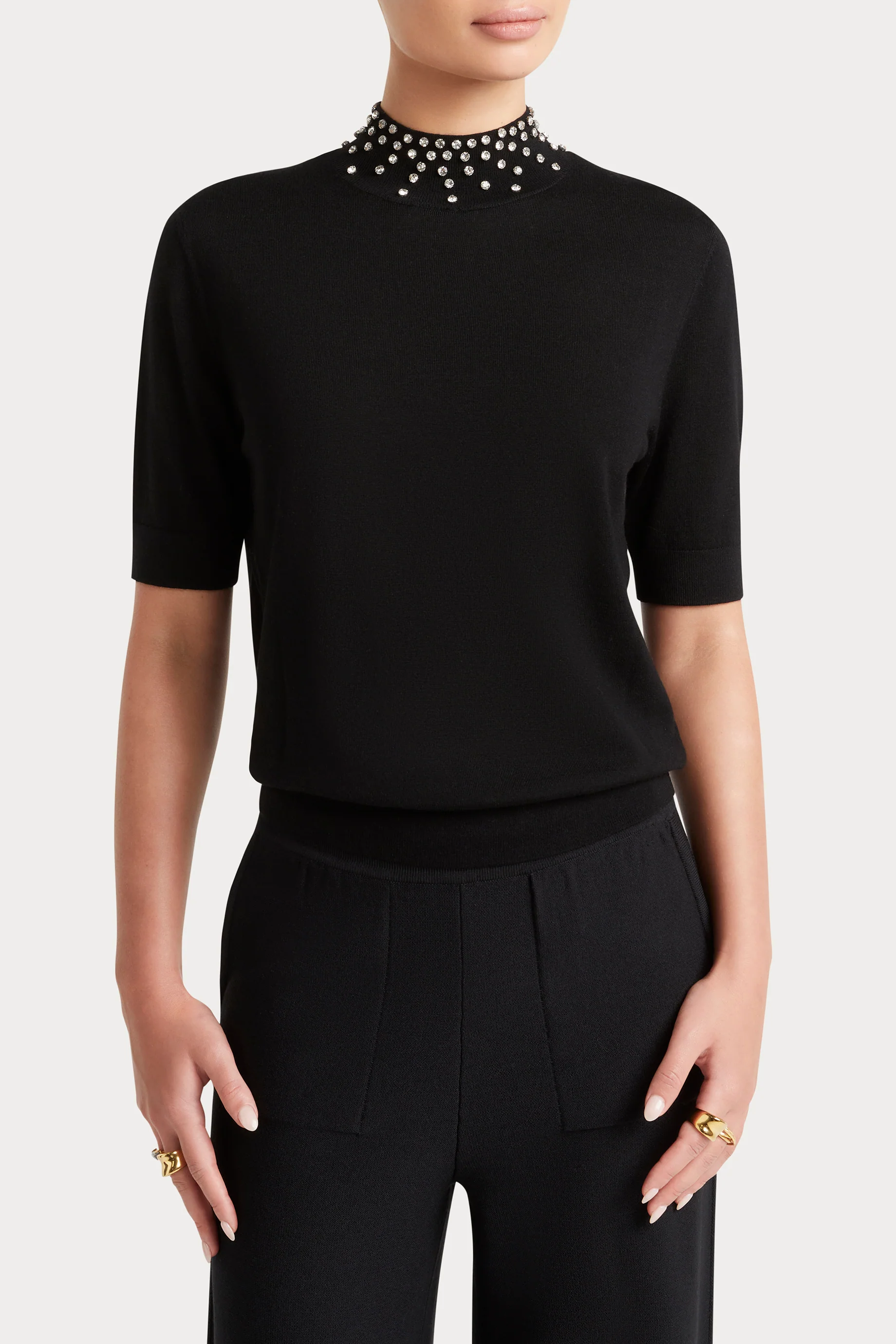 Husk Crystal Stud Knit - Image 3