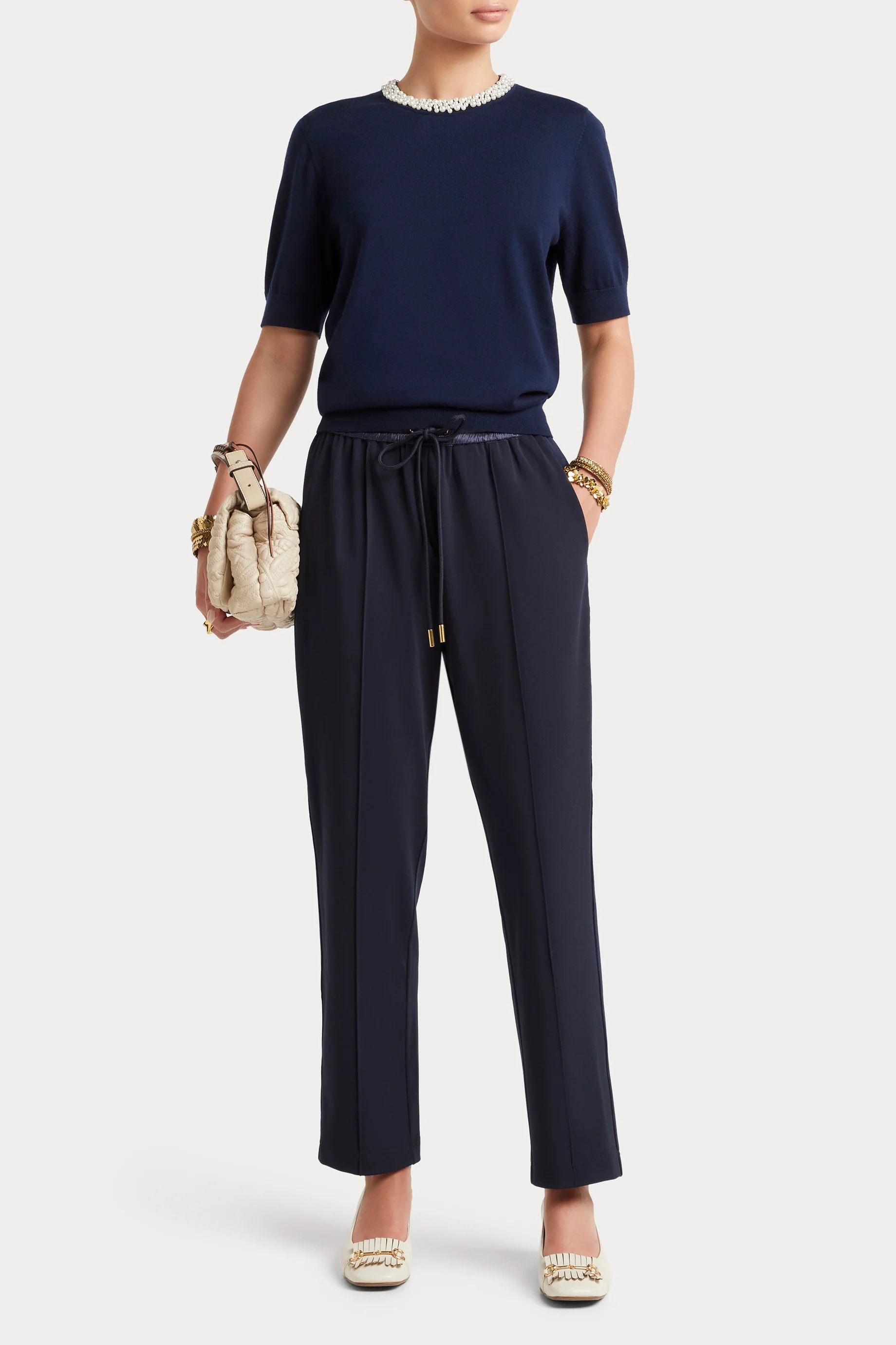 Husk Pearl Stud Knit - Image 2